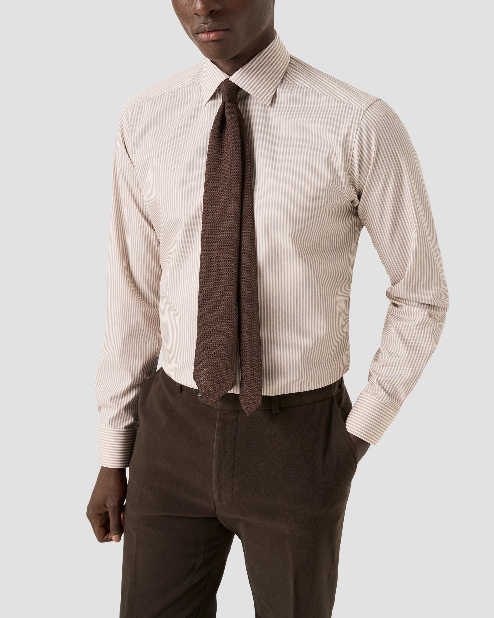 Eton - Stripe Fine Twill Shirt