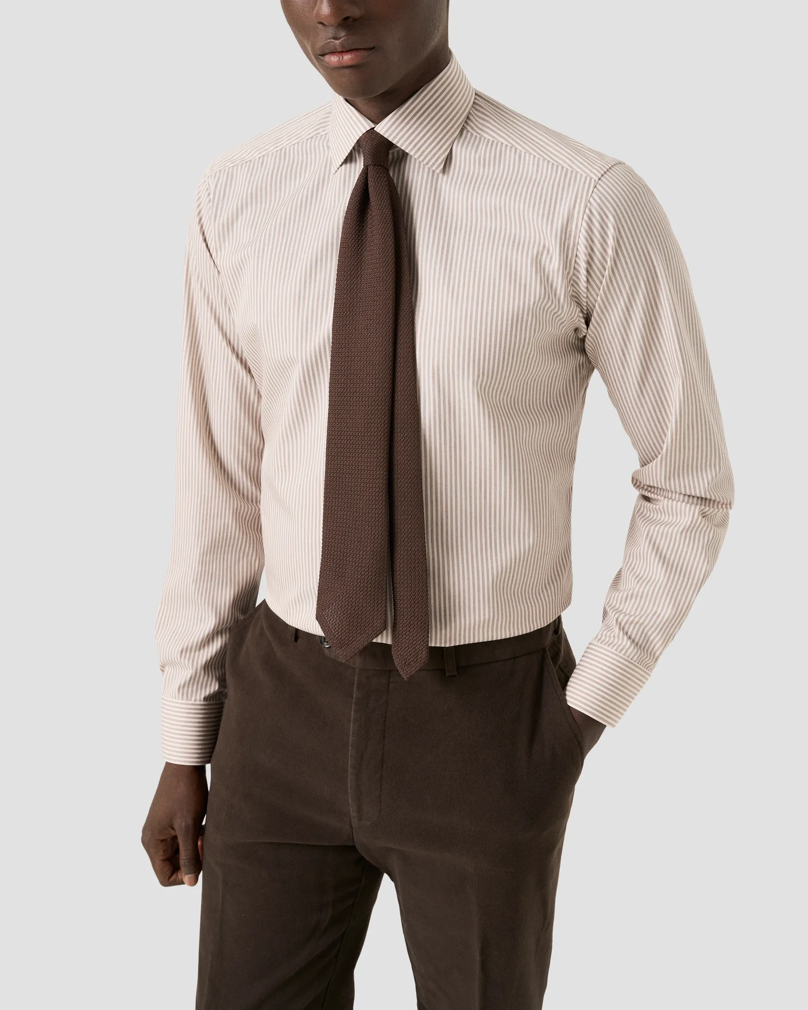 Eton - Stripe Fine Twill Shirt