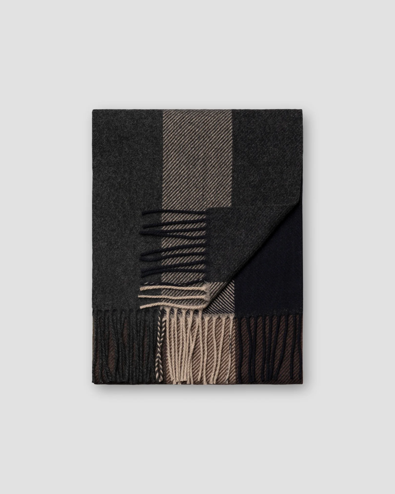 Eton - block color cashmere scarf