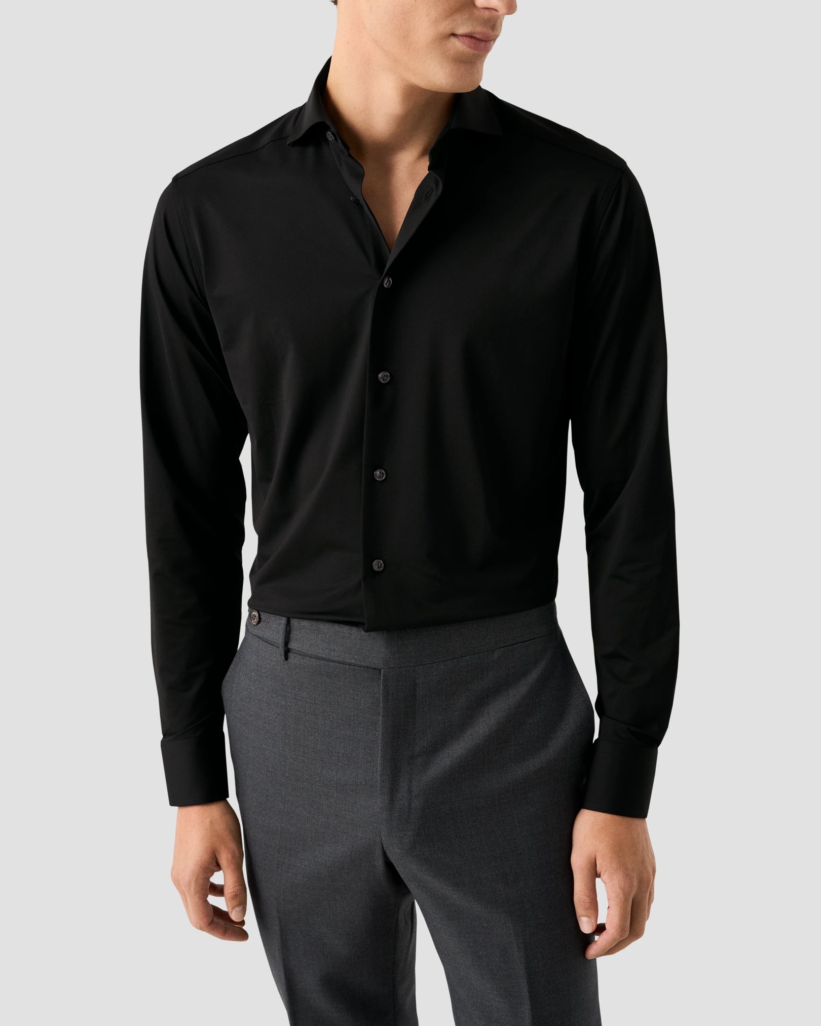 Eton - Solid Four-Way Stretch Shirt