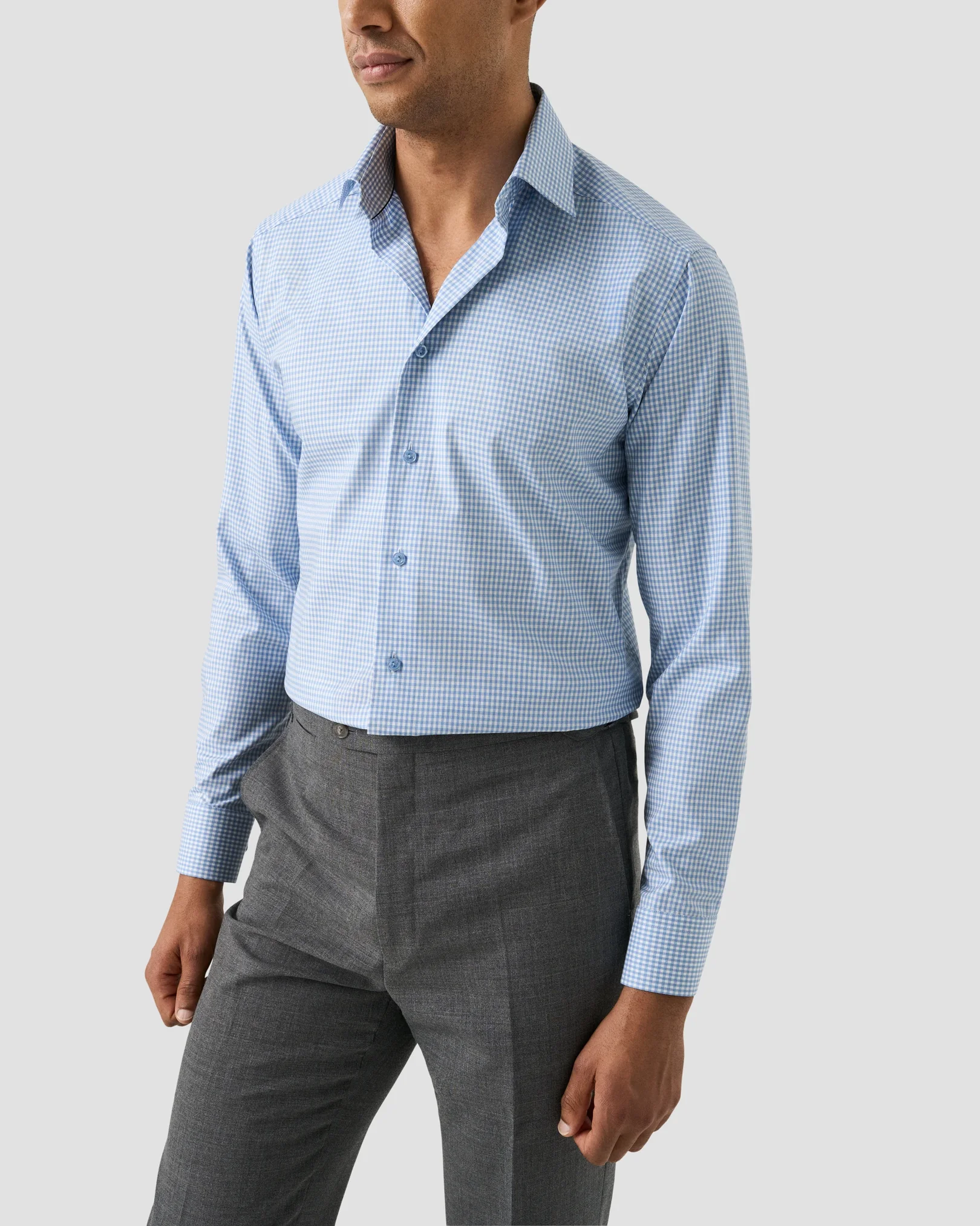 Eton - Check Cotton TENCEL™ Lyocell Shirt