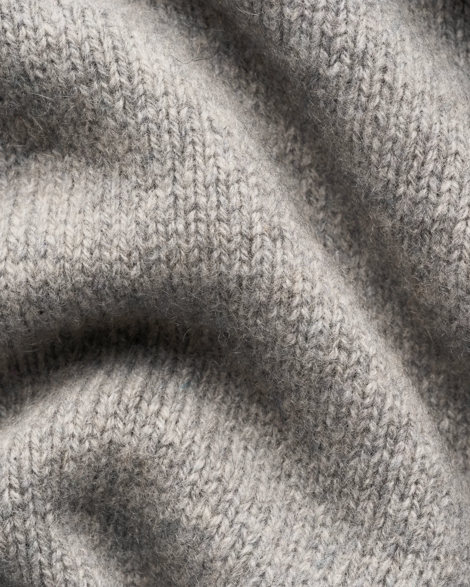 Eton - light grey cashmere knit crew neck