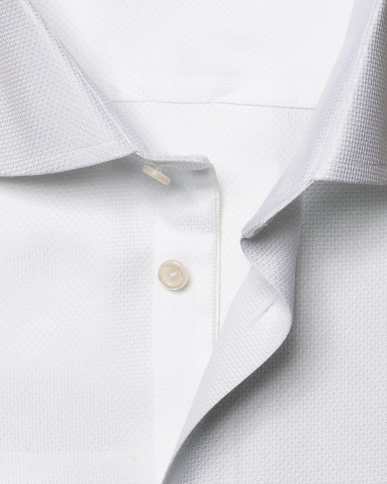 Eton - white cottontencel strech shirt