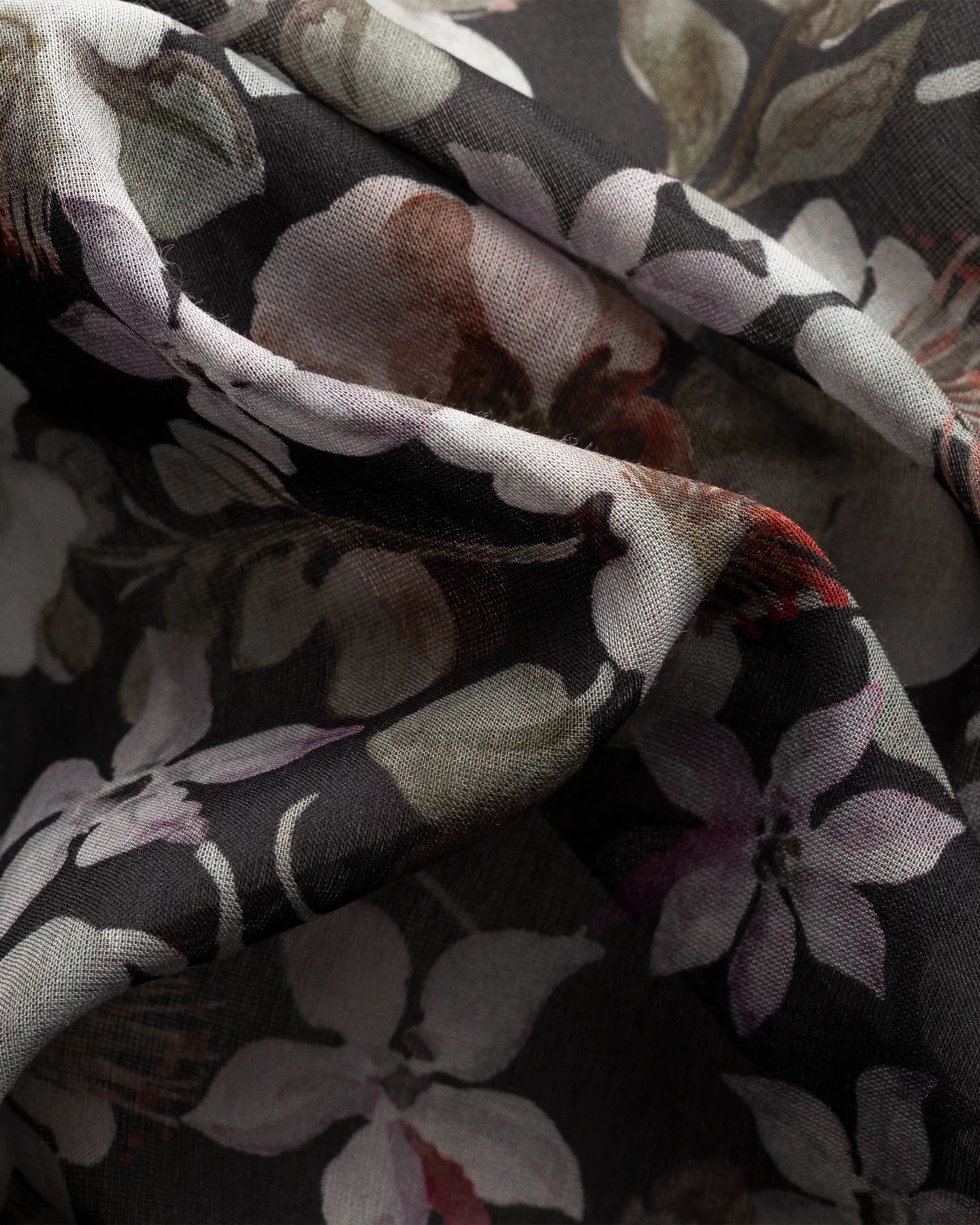 Eton - black floral bandana