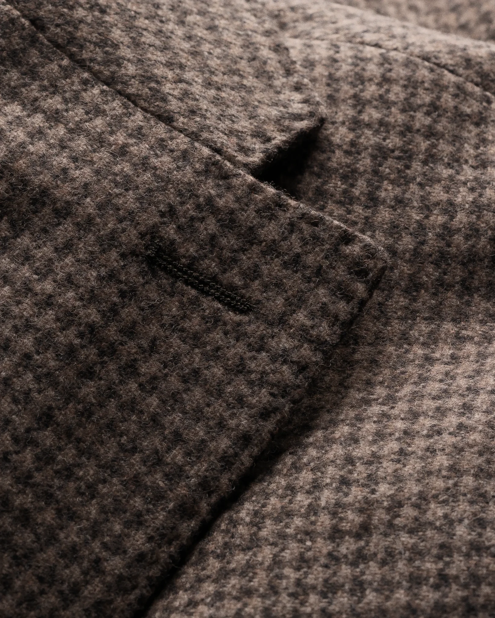 Eton - brown wool cashmere structure soft jacket