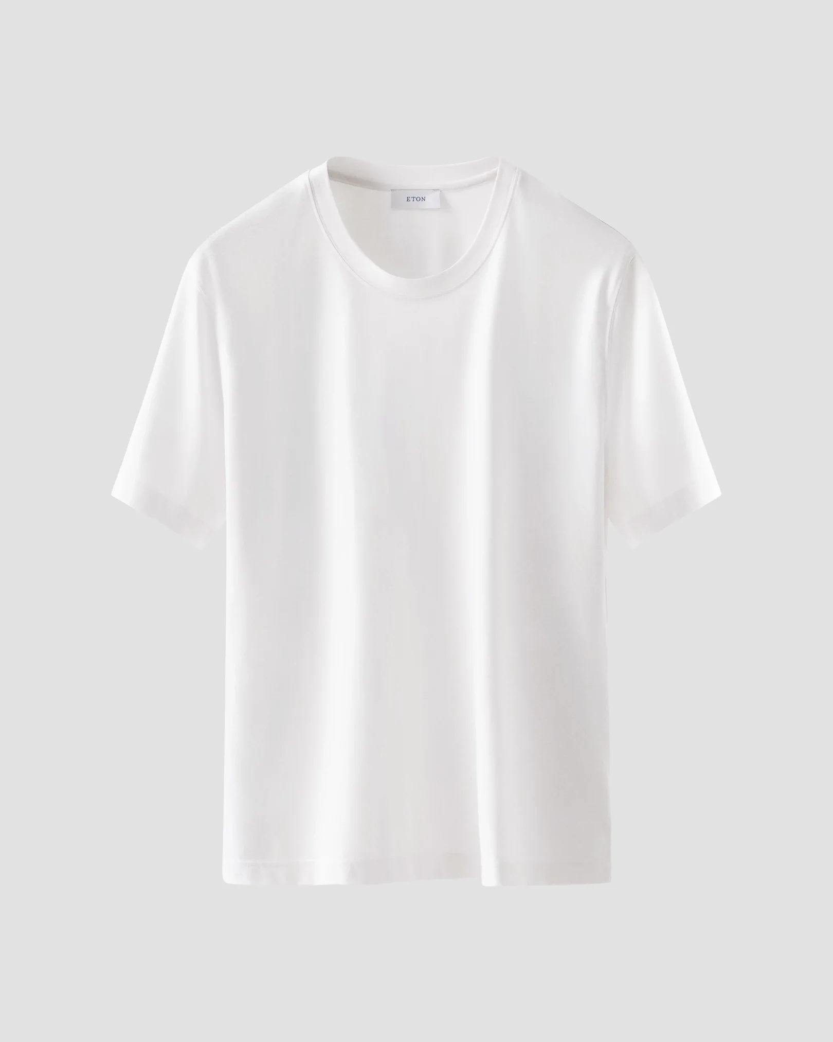 Eton - white cotton and silk t shirt