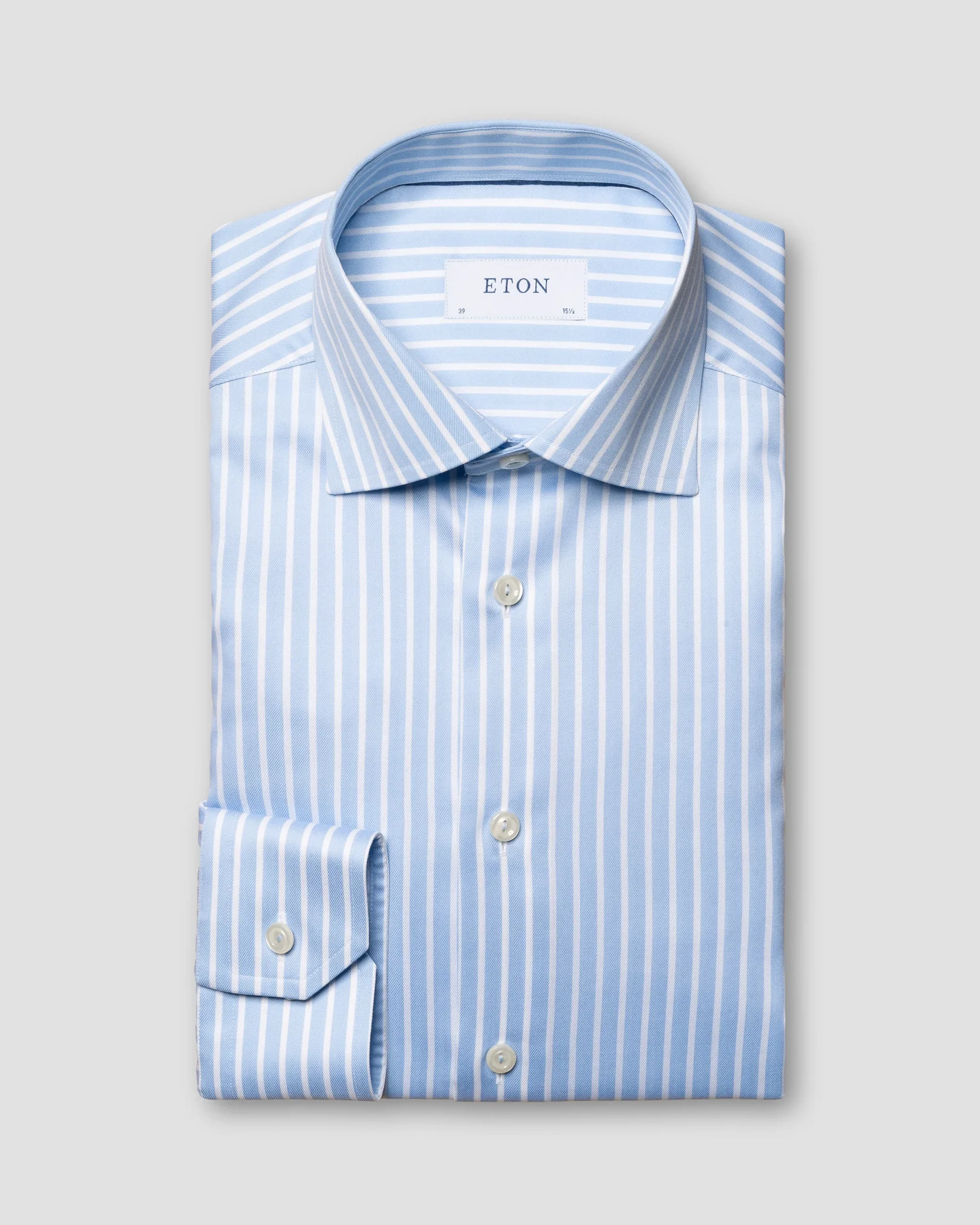 Light blue striped shirt - Eton