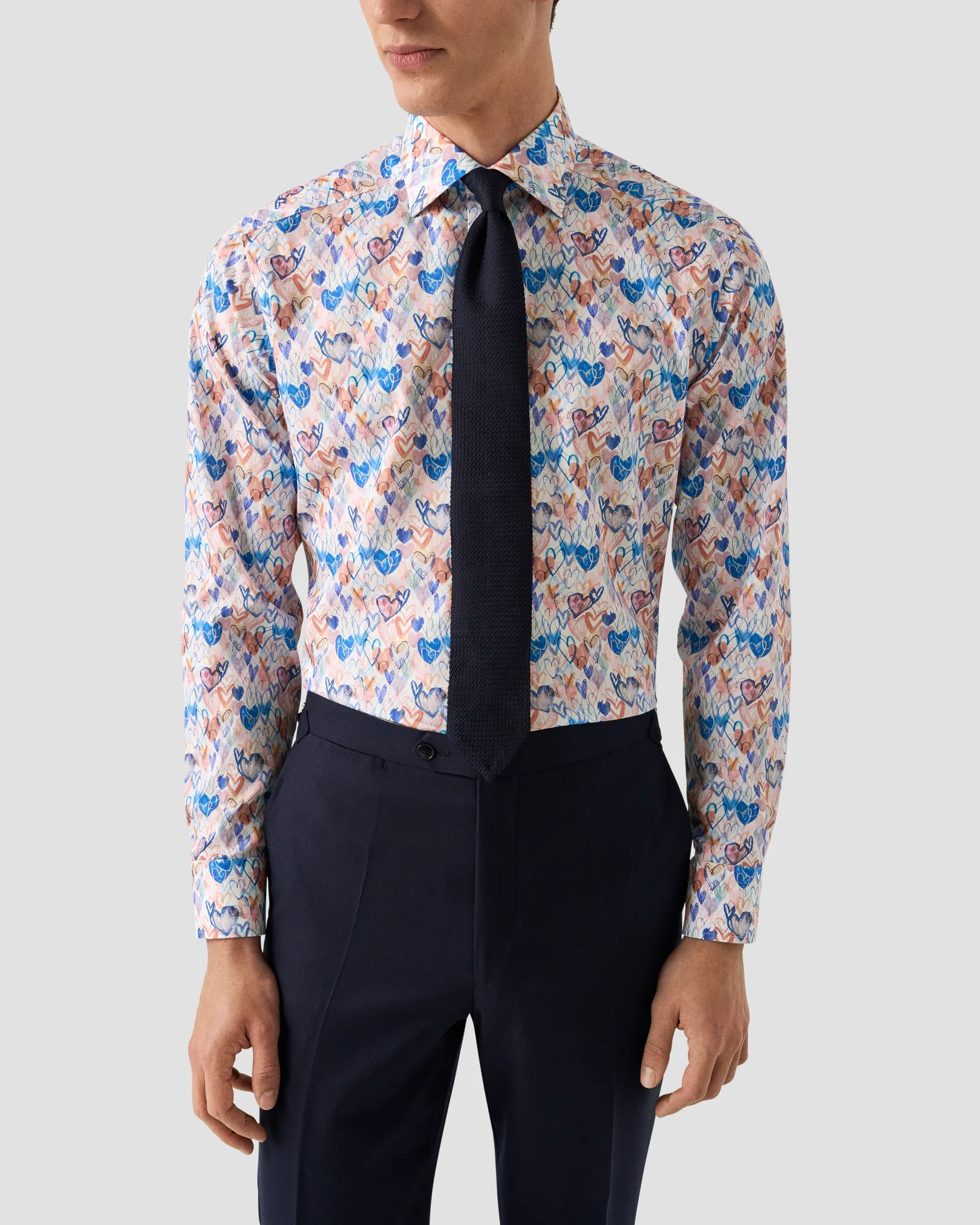 Eton - valentines print shirt