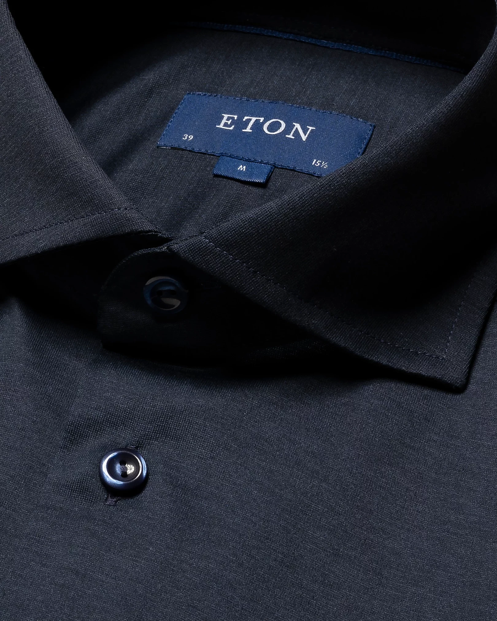 Eton - navy blue single jersey