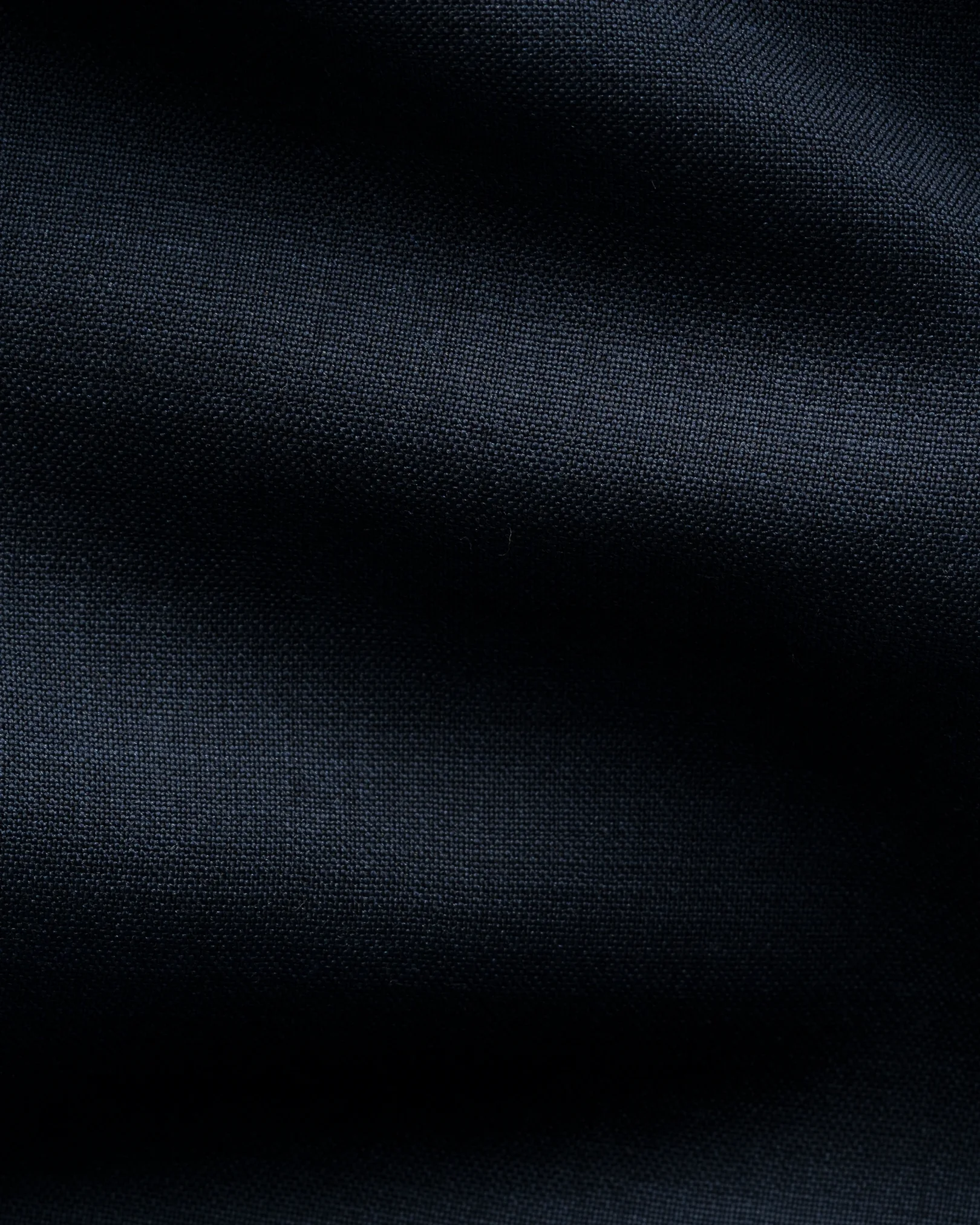 Eton - navy blue solid merino shirt