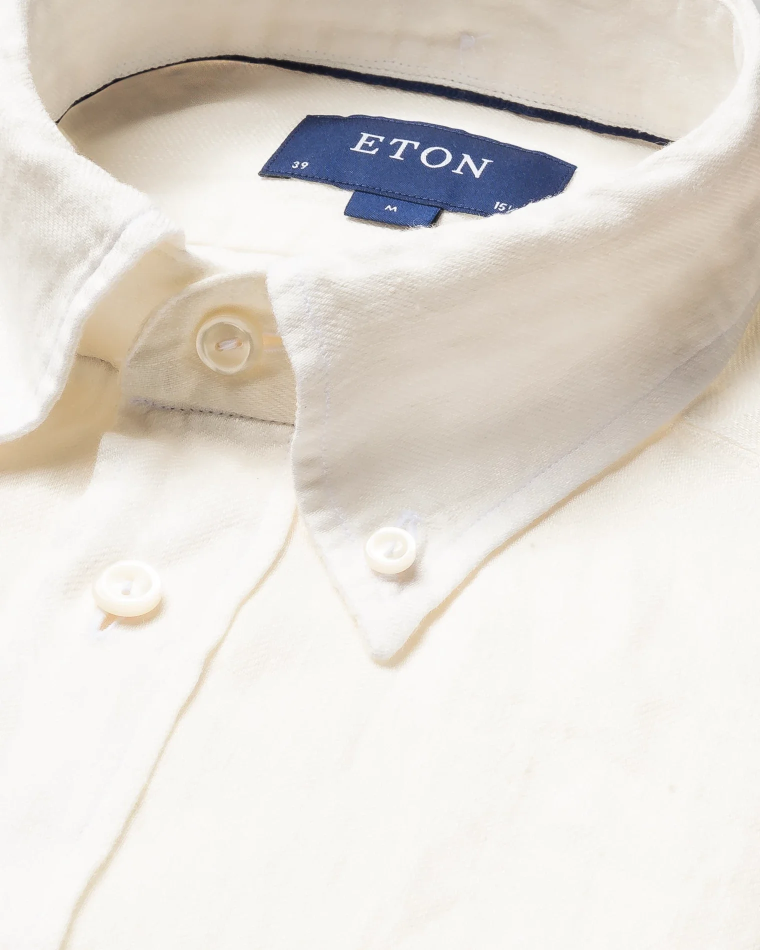 Eton - white luxe linen shirt