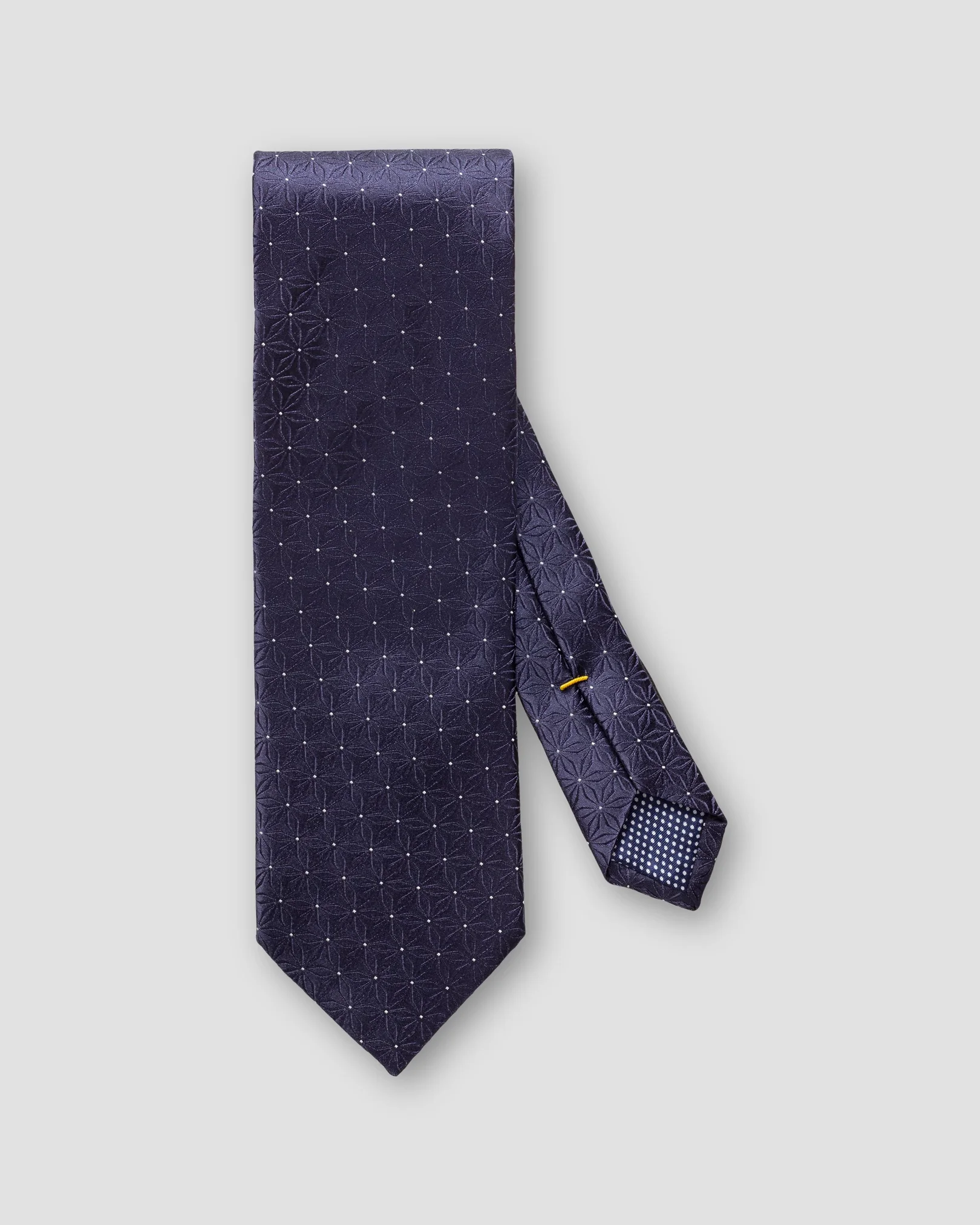 Eton - midnight blue floral silk tie