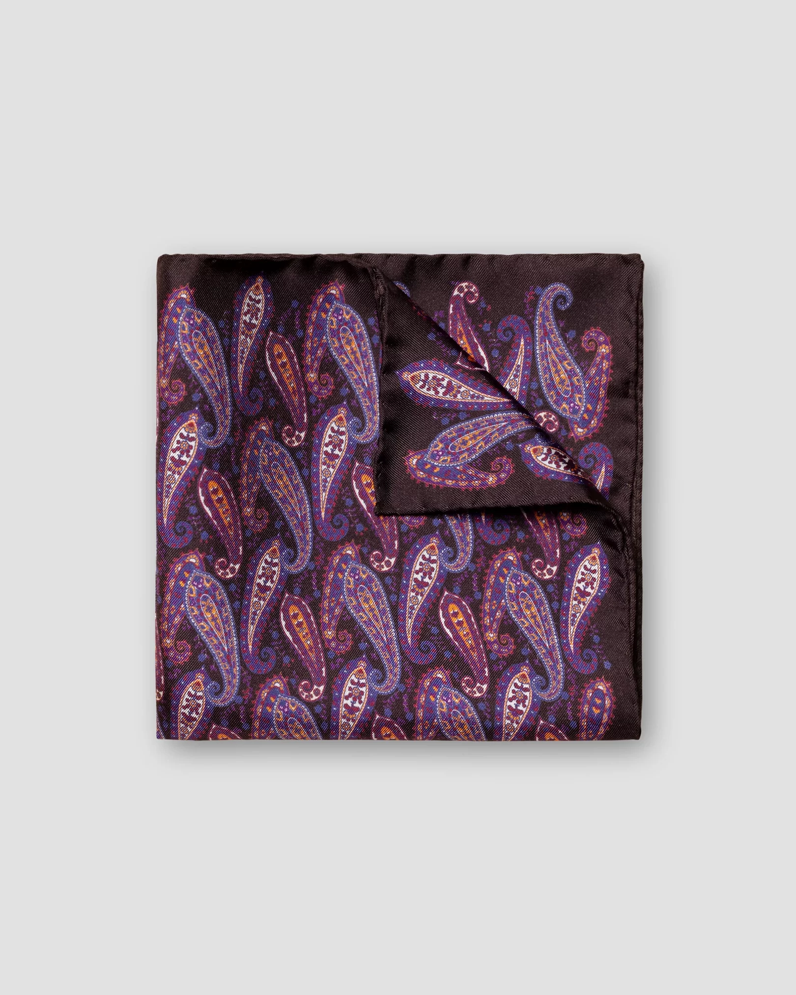 Eton - dark purple paisley pqs