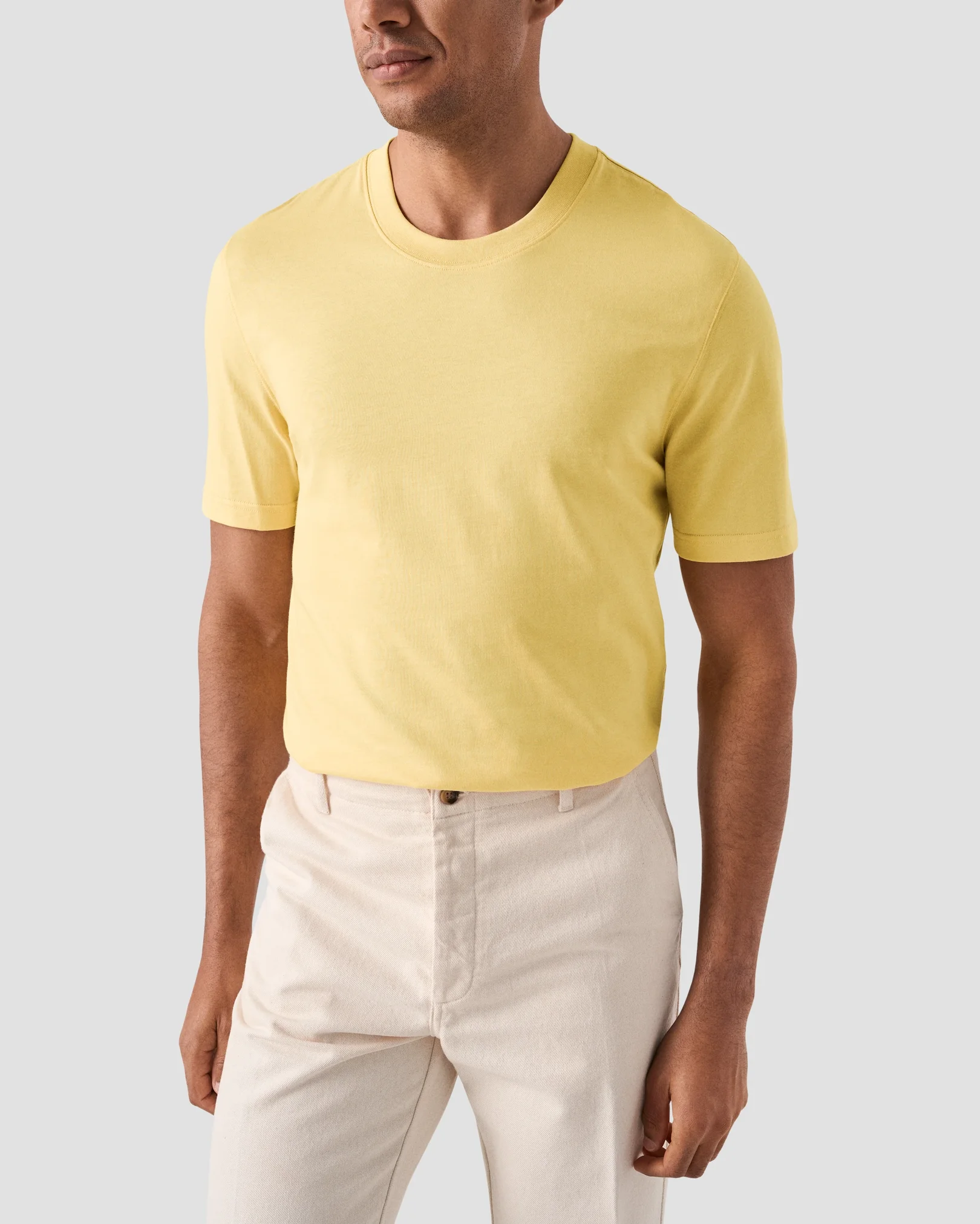 Eton - yellow single jersey supima cotton t shirt yellow single jersey supima cotton t shirt