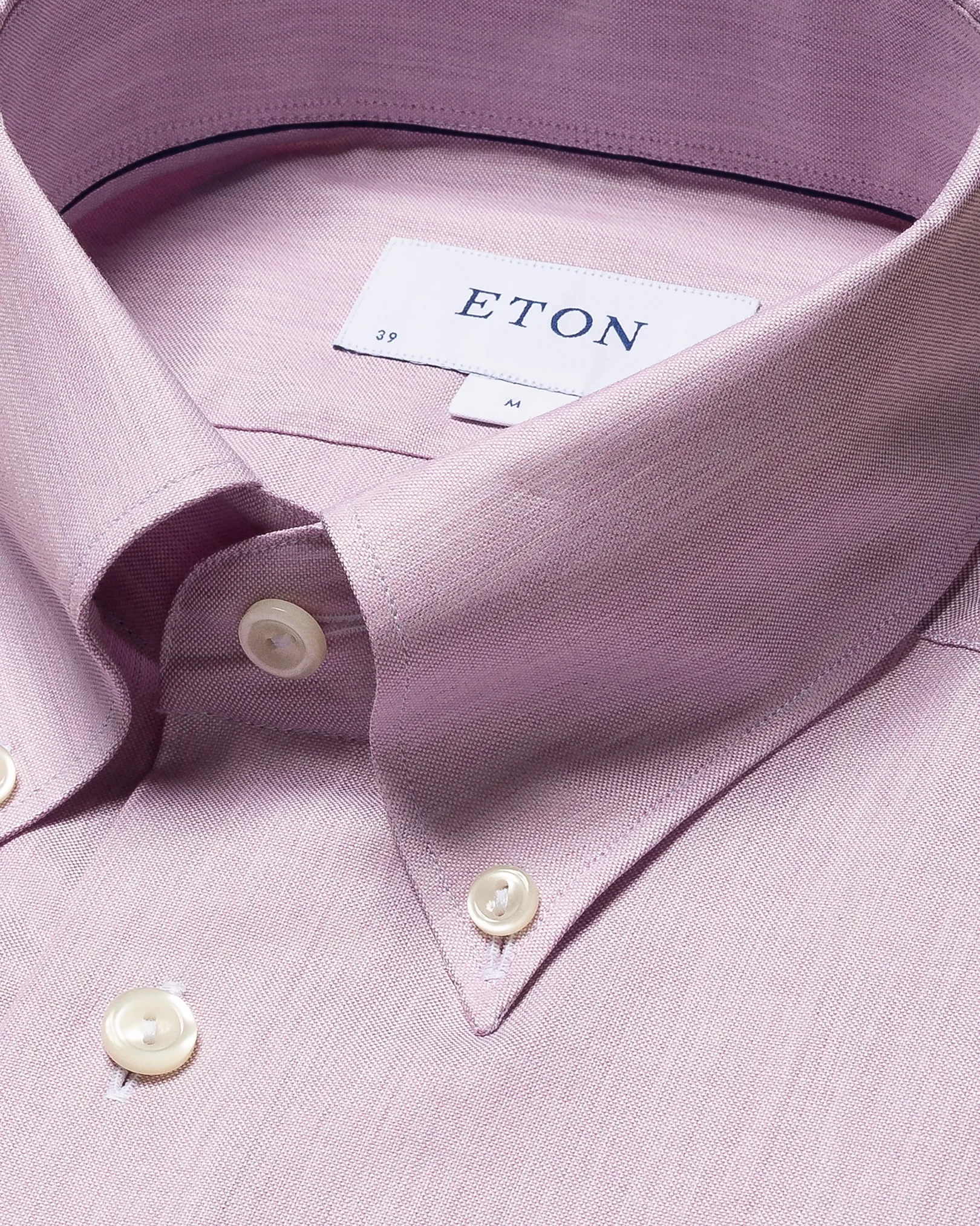 Eton - pink signature oxford