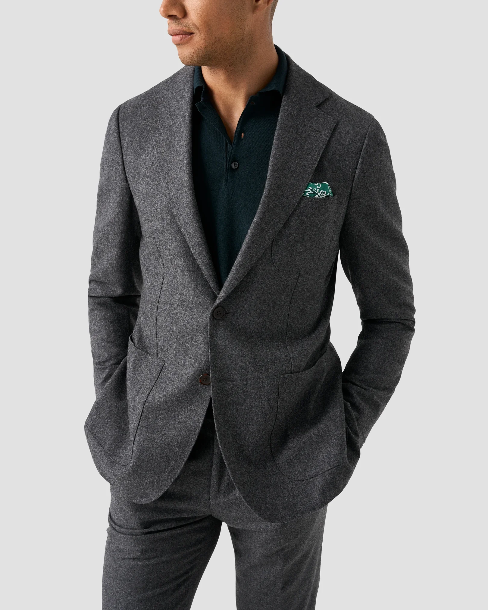 Eton - dark green regular fit