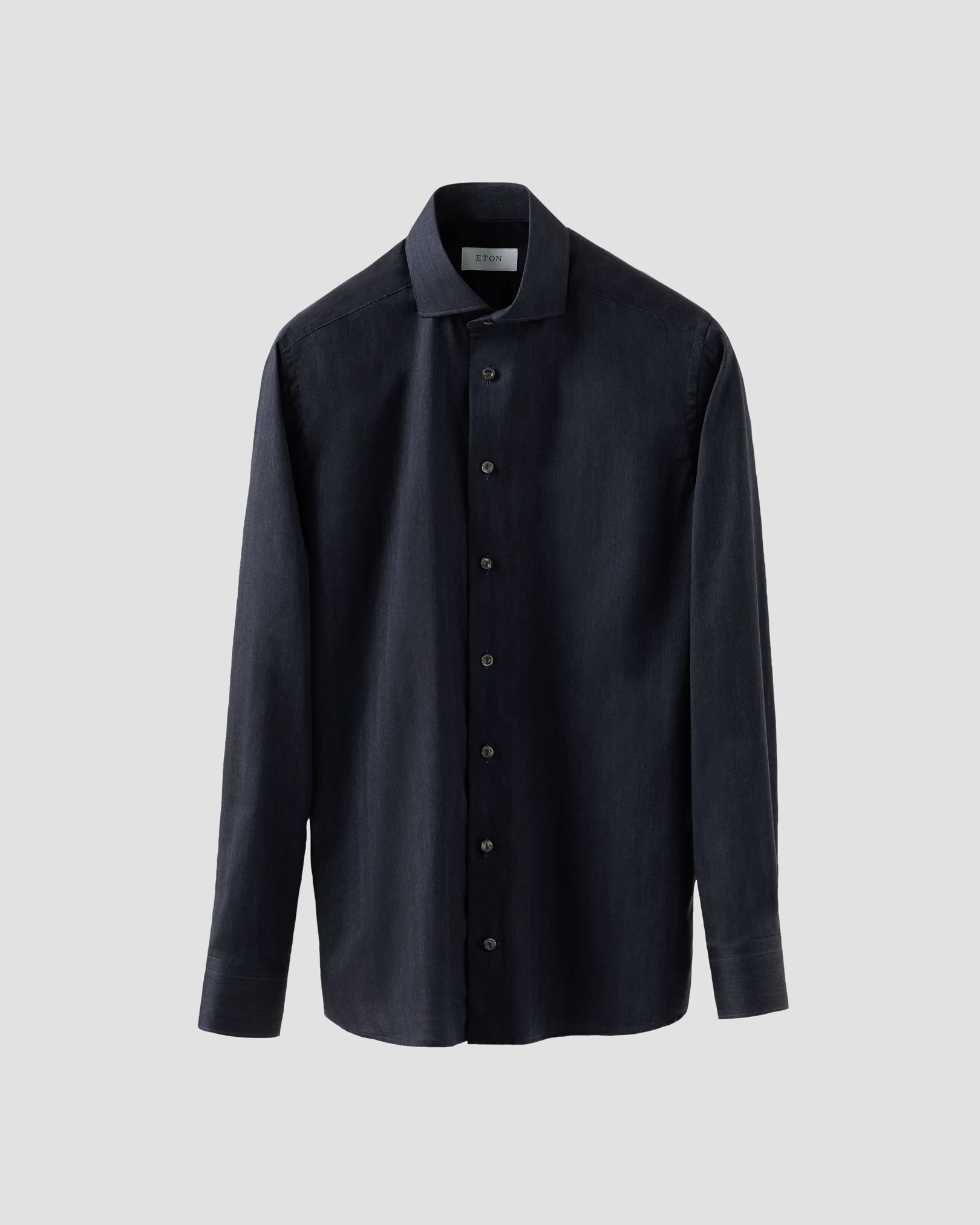 Eton - flanell navy blue shirt