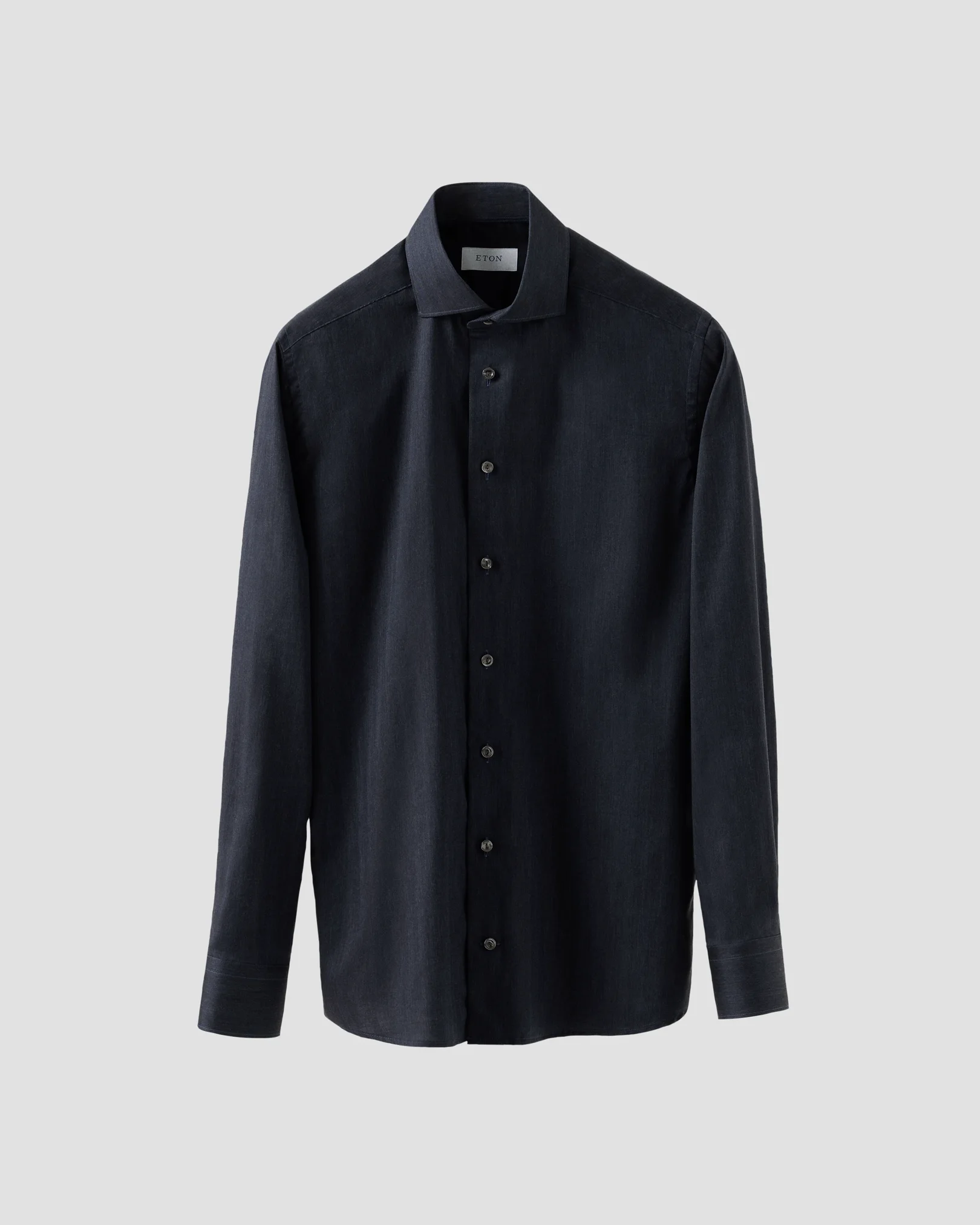 Eton - flanell navy blue shirt