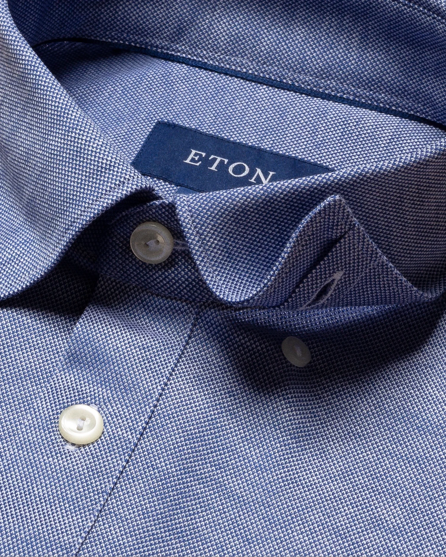 Eton - dark blue short sleeve