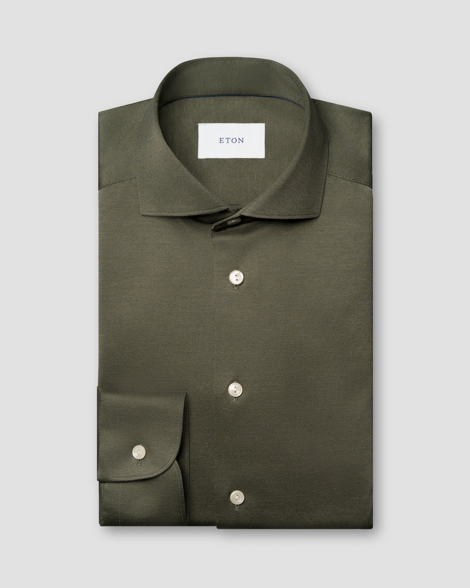 Eton - Filo di Scozia Jacquard Knit Shirt