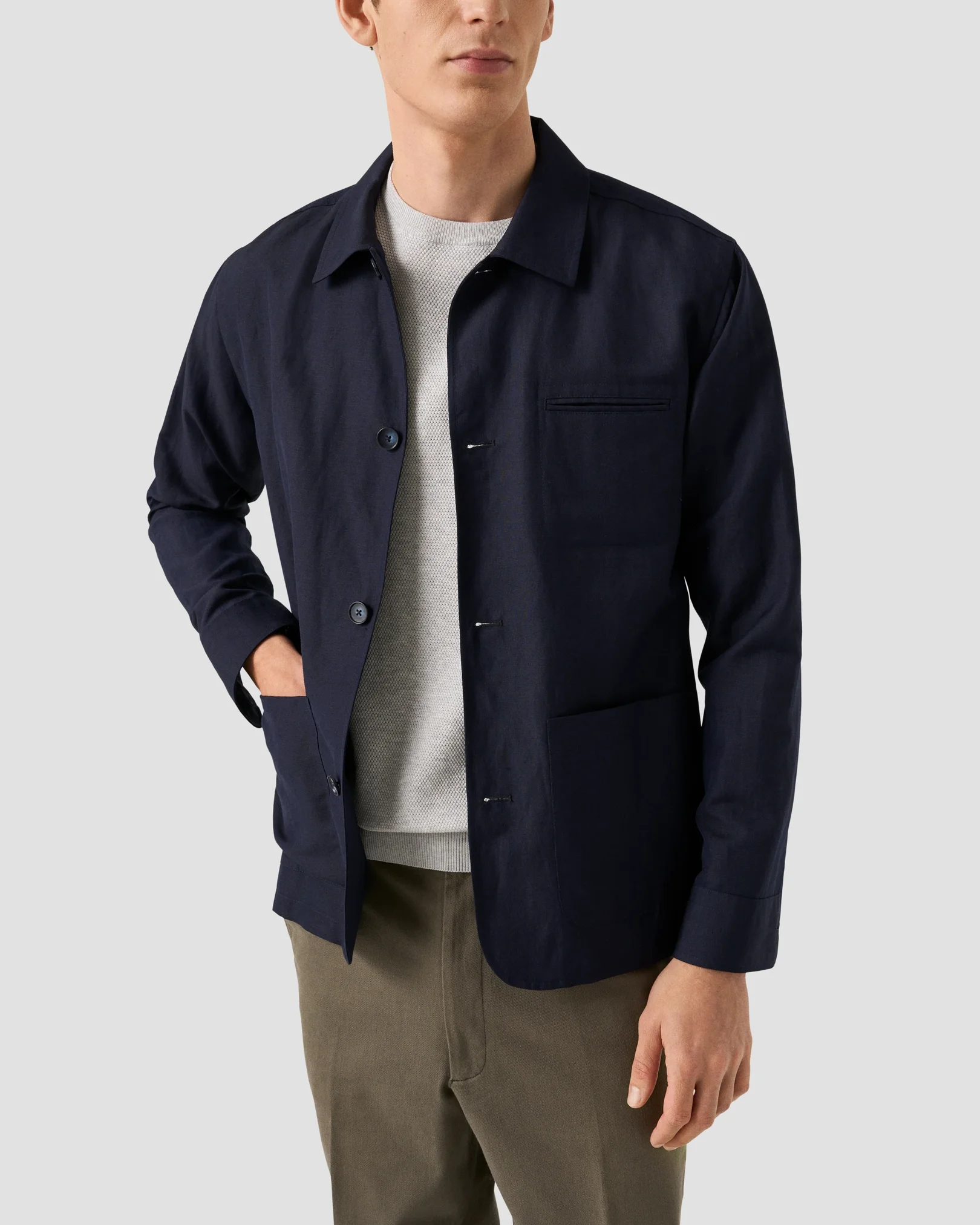 Eton - T-shirt - Stickad
