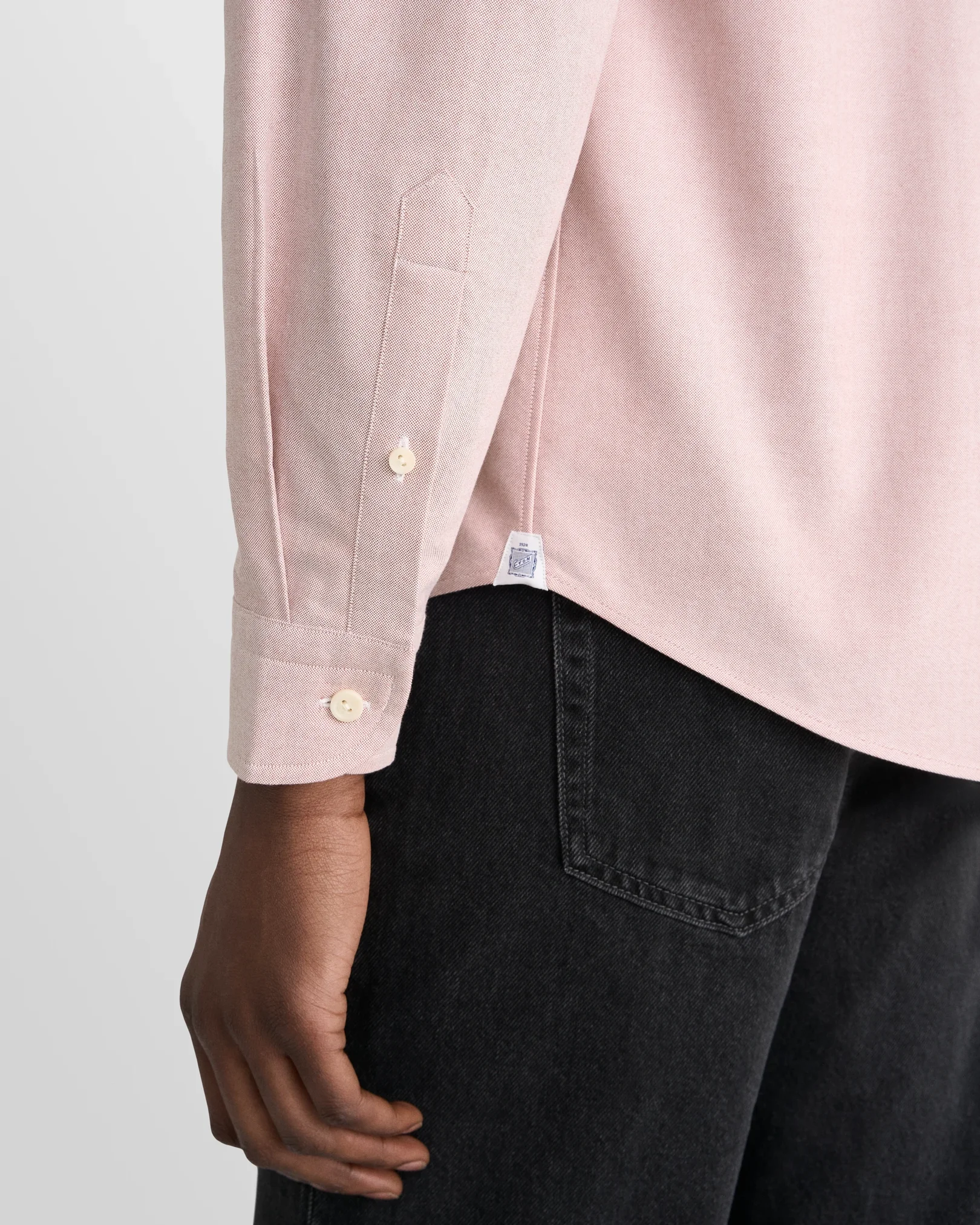 Eton - orange solid oxford shirt
