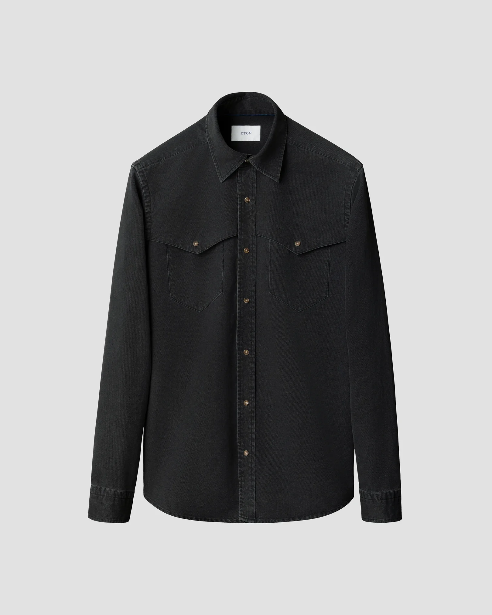 Eton - black indigo western shirt
