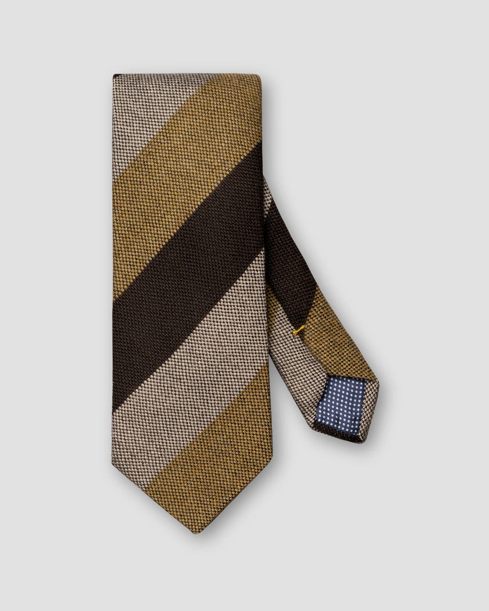 Eton - regimental striped wool tie