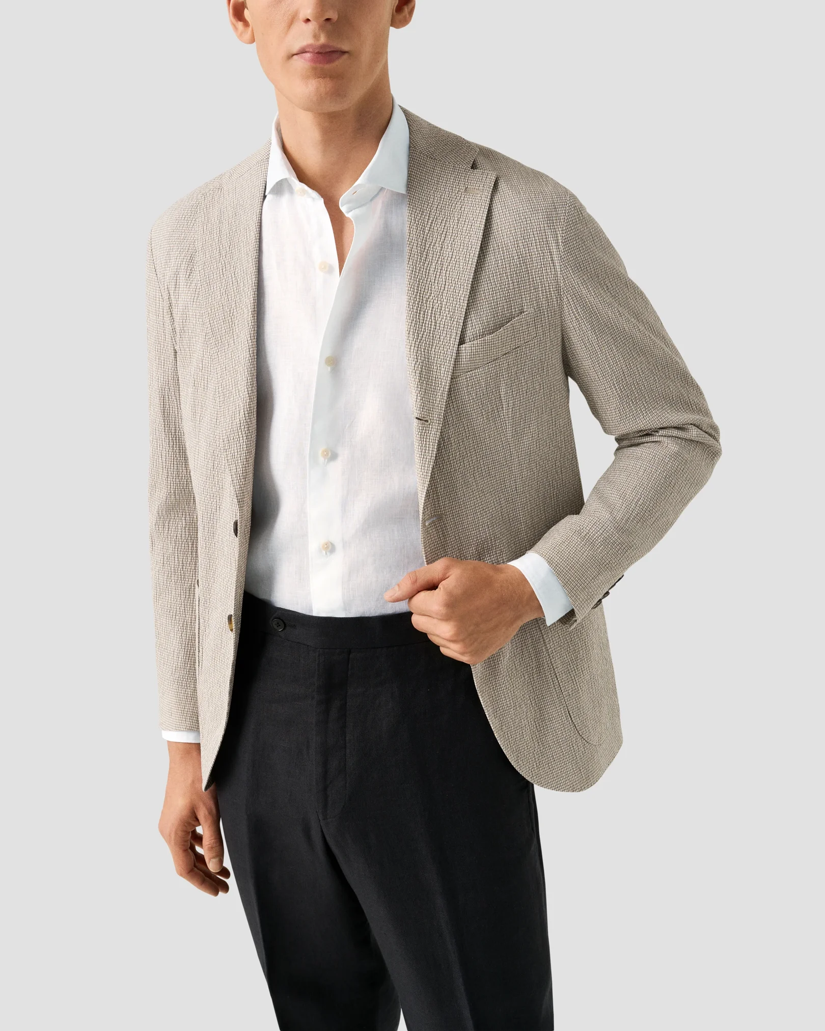 Eton - Solid Linen Shirt