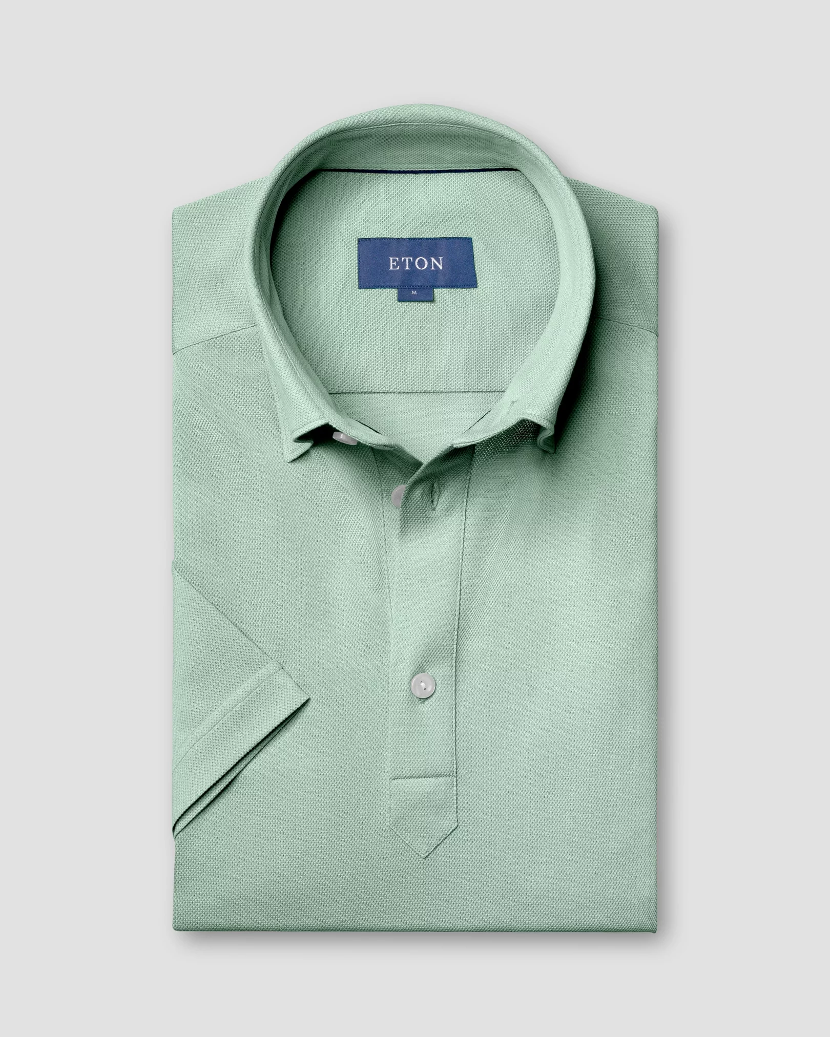 Eton - green polo shirt short sleeved