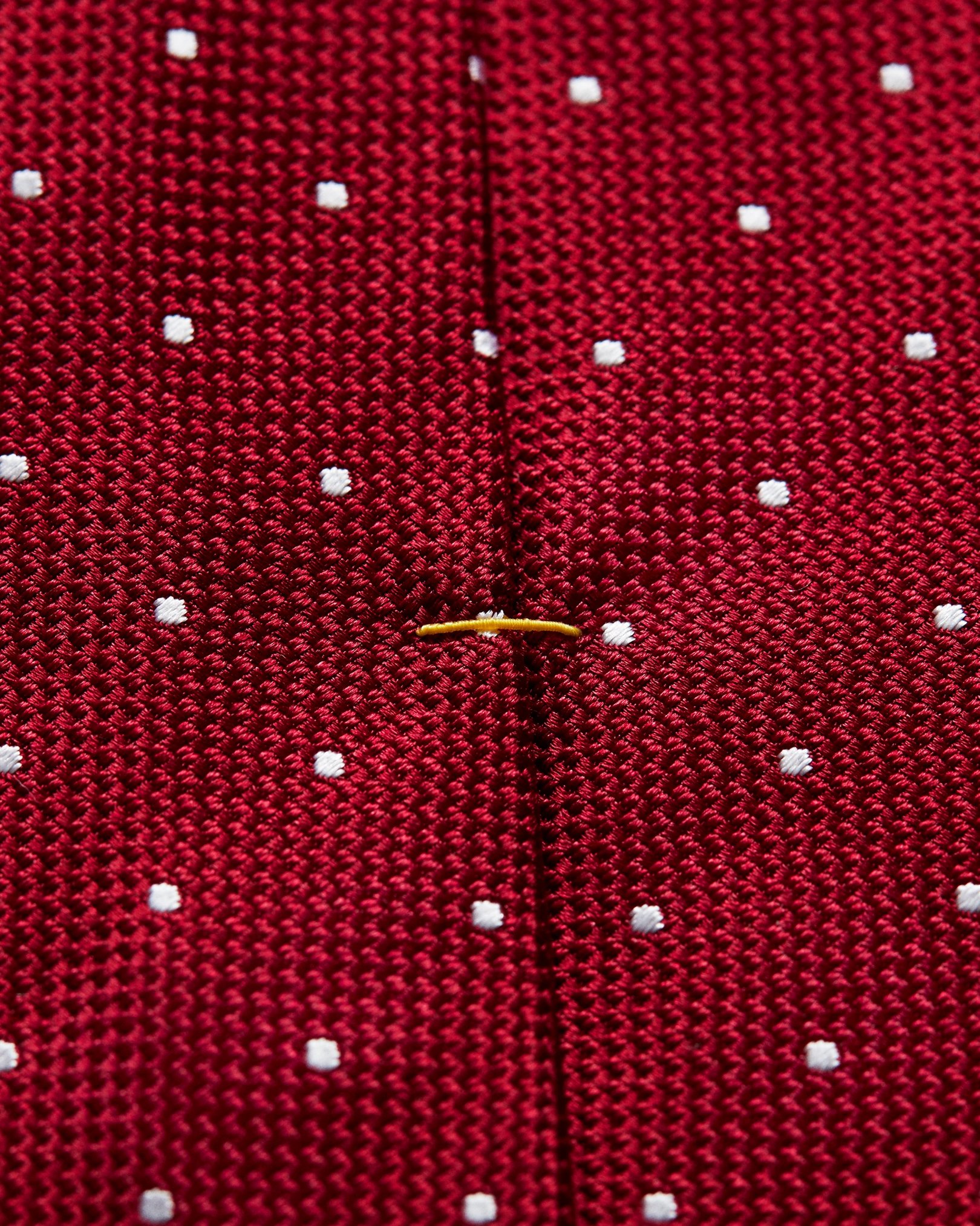 Eton - red polka dot silk tie