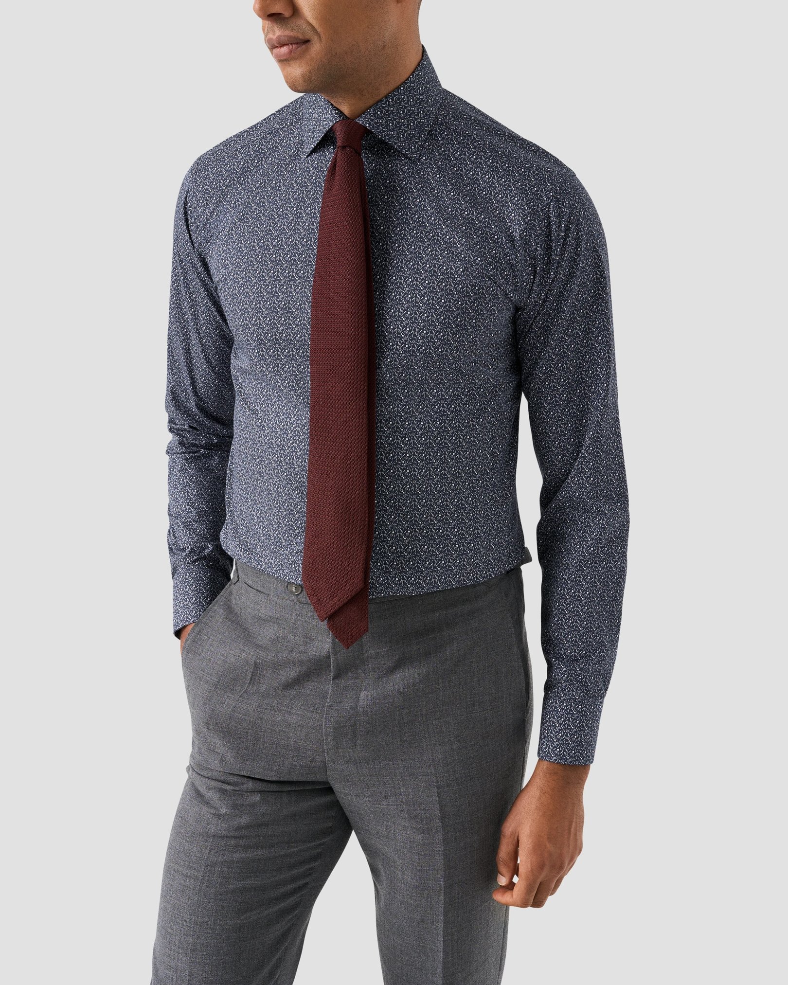 Eton - Floral Signature Twill Shirt