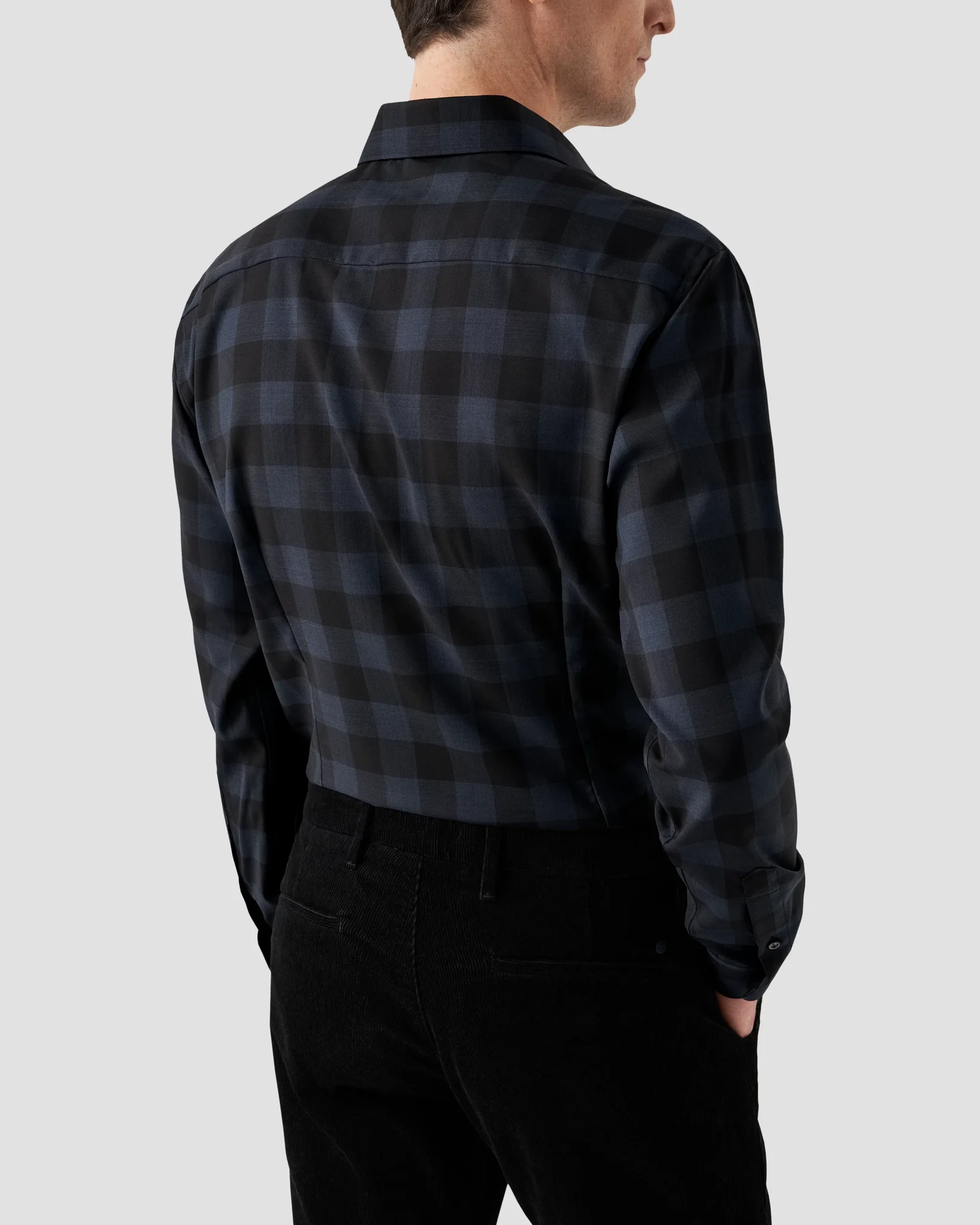 Eton - Bold Check Merino Wool Shirt