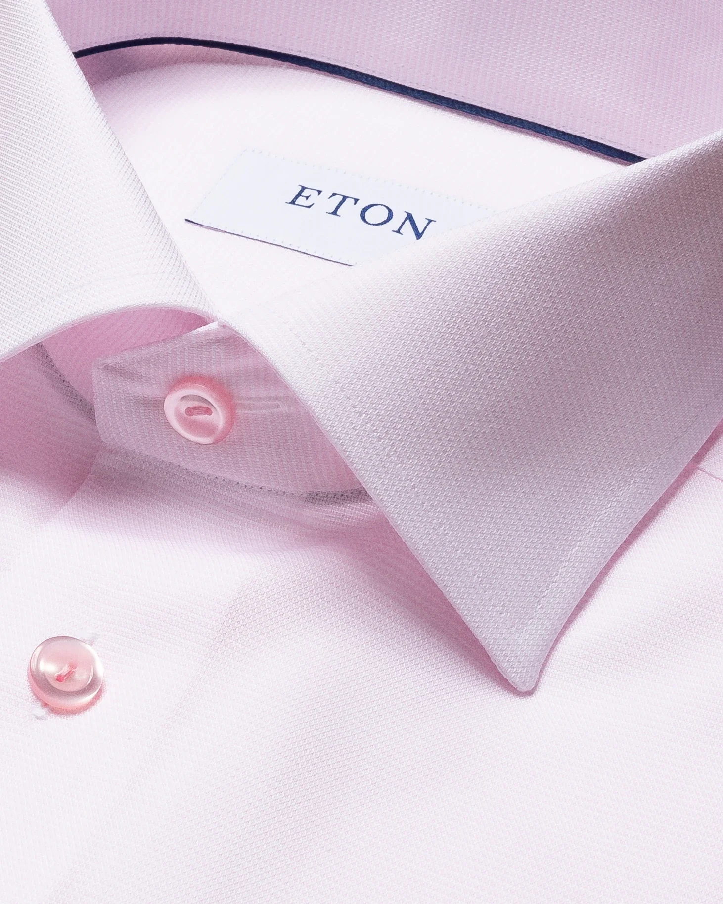 Eton - pink twill shirt