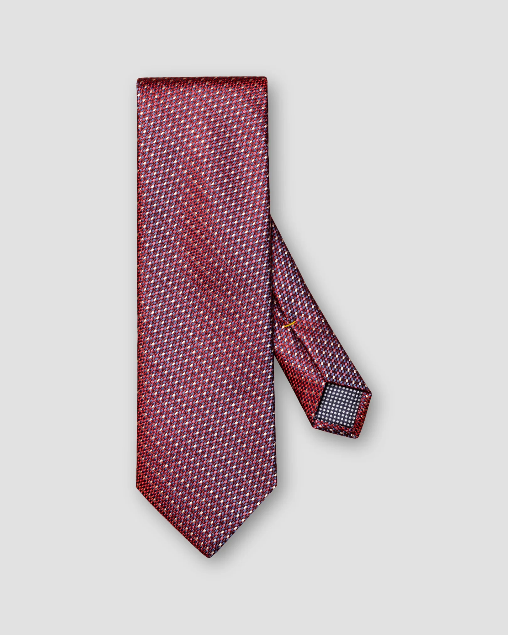 Eton - dark red multi colored tie