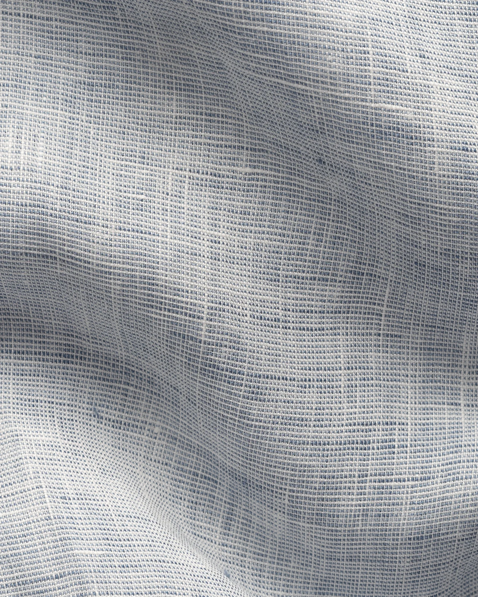 Eton - light blue solid linen shirt 260