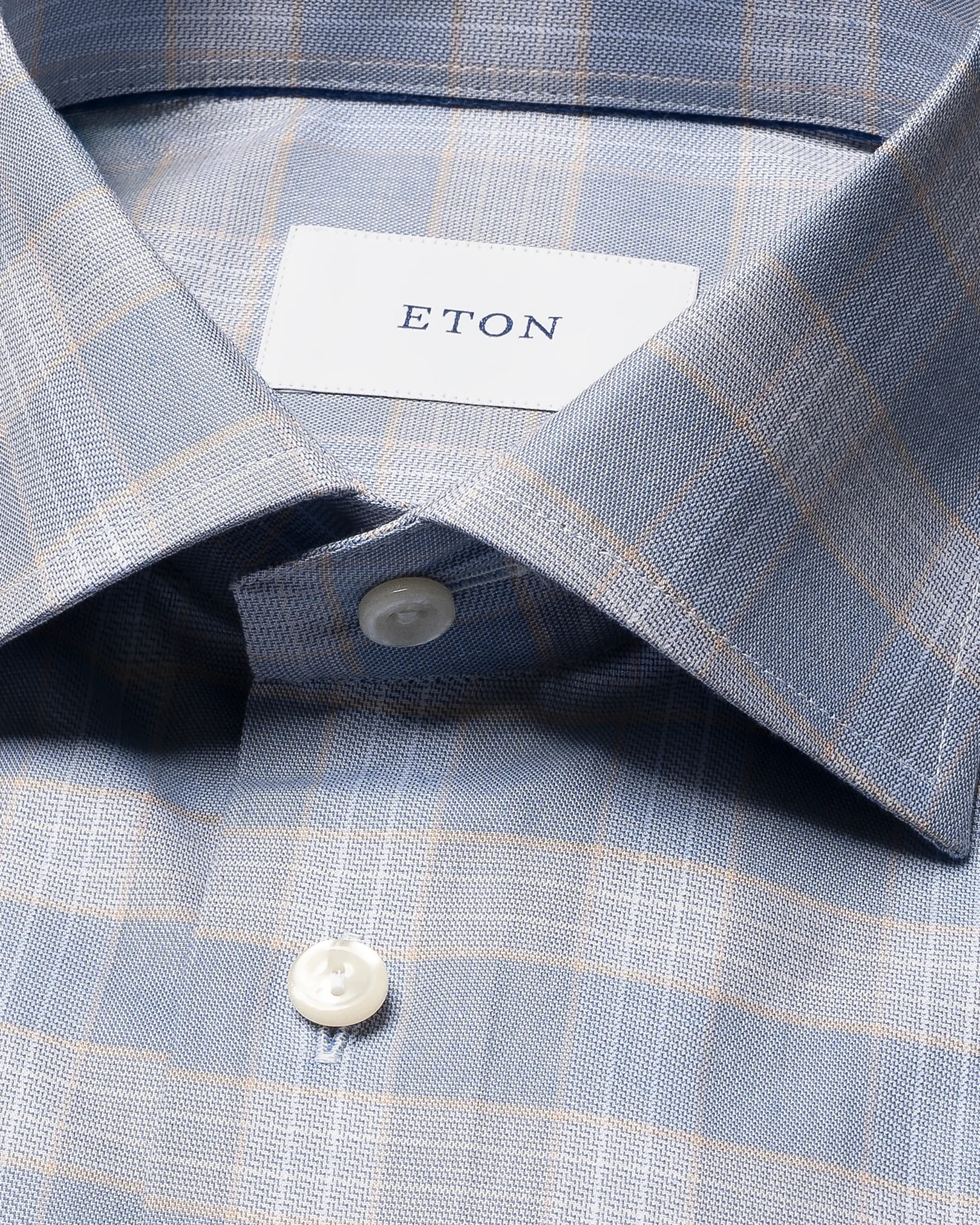 Eton - check twill shirt