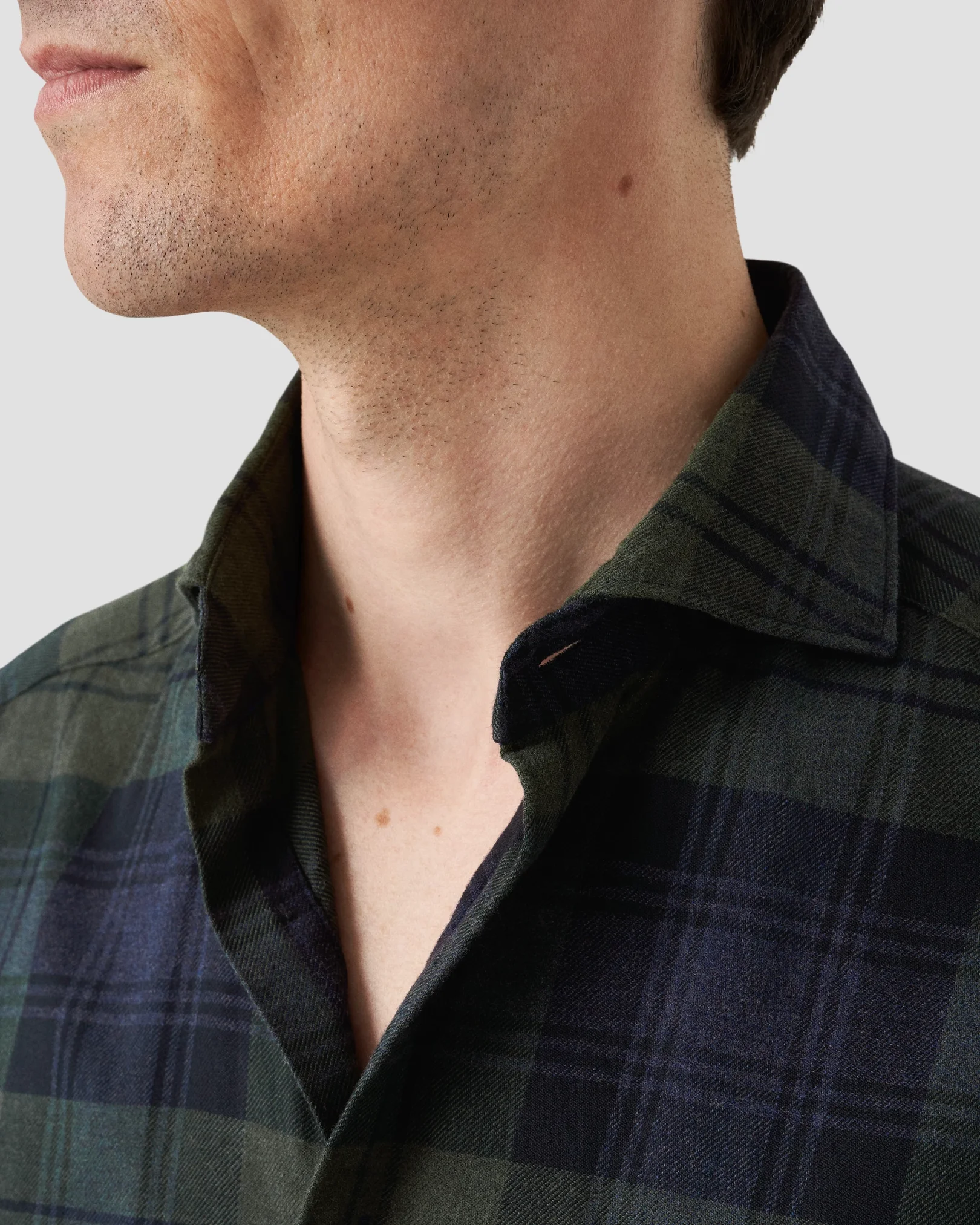 Eton - Checked Flannel Shirt