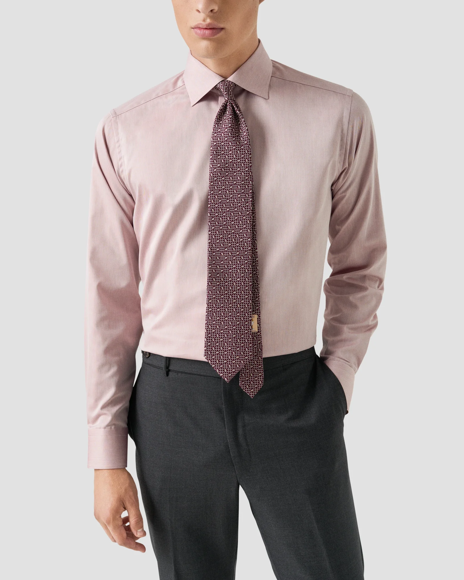 Eton - solid signature twill shirt 256