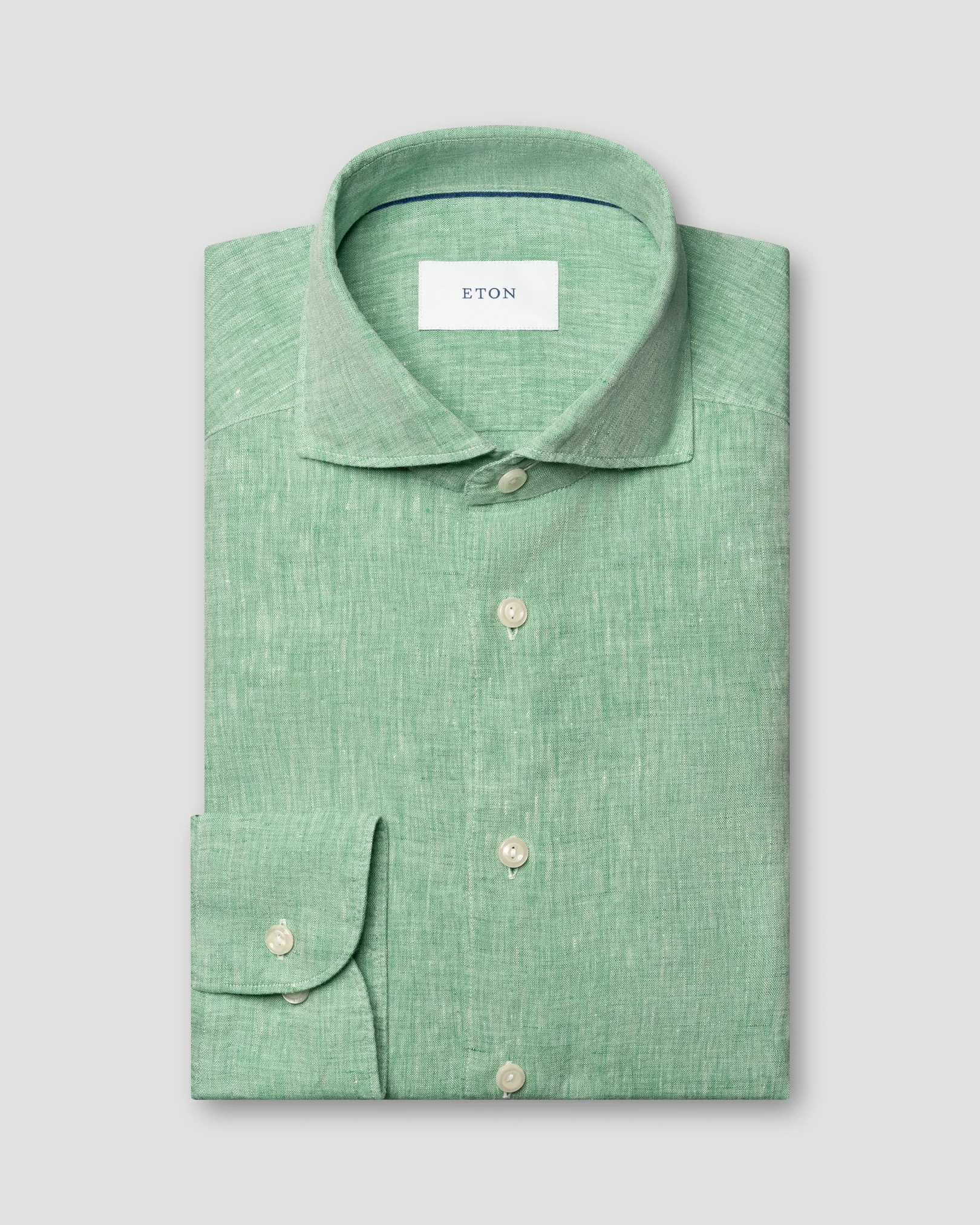 Solid Heavy Twill Overshirt - Eton