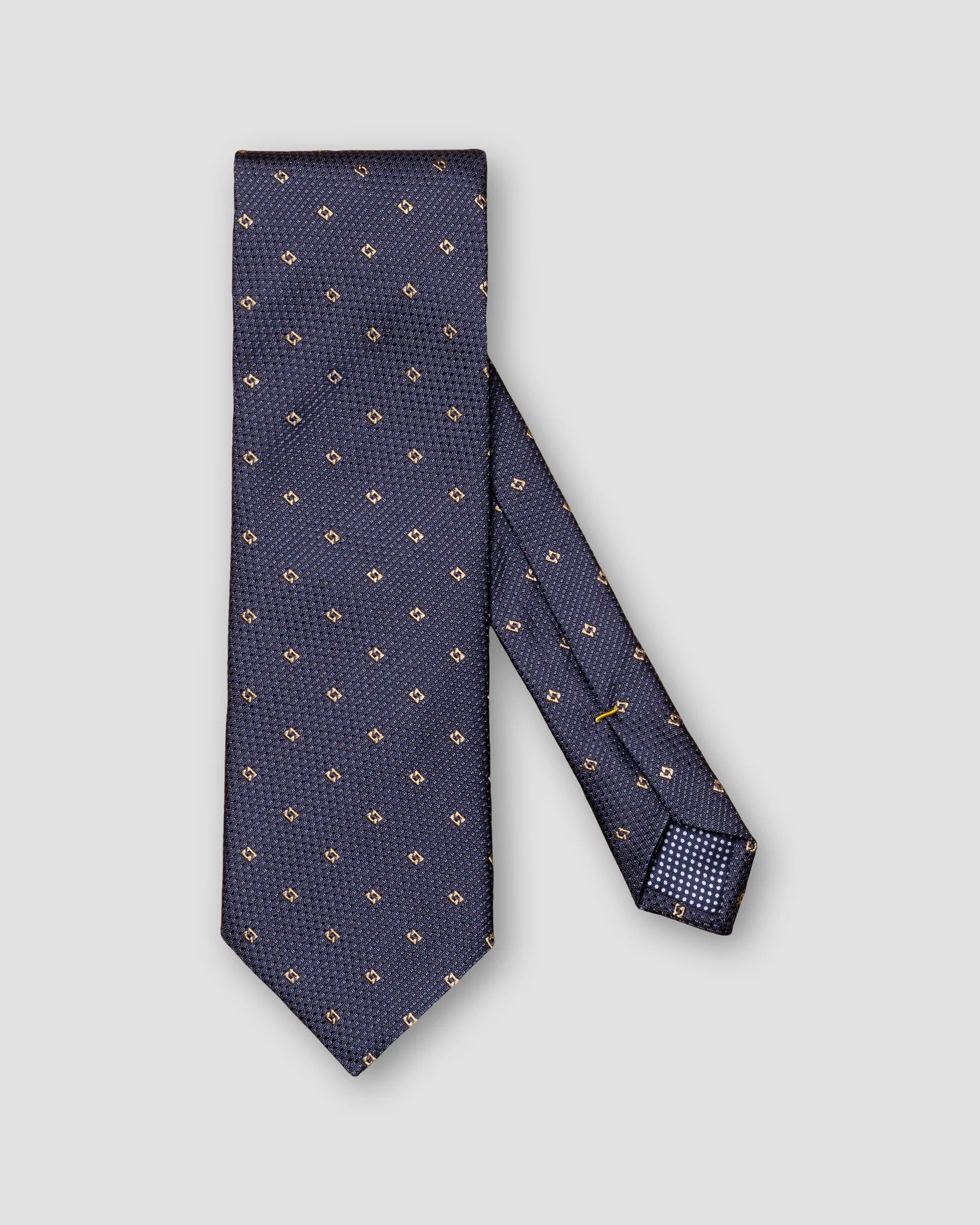 Eton - navy blue aw silk tie