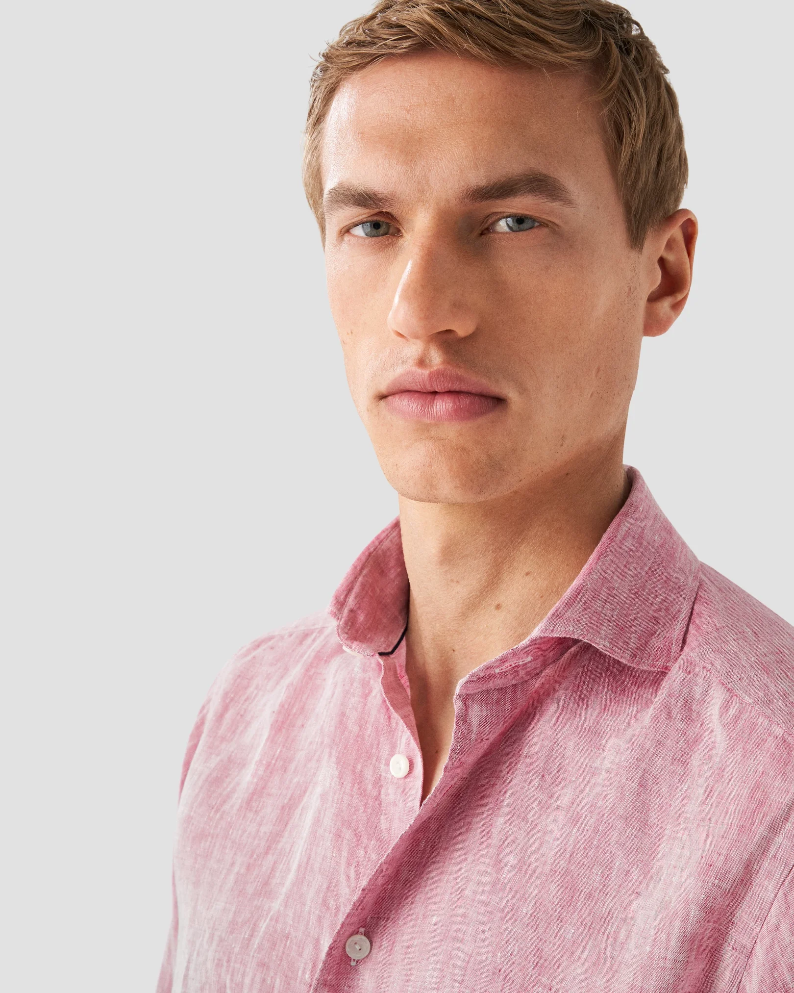 Pink Linen Shirt Eton pink-linen-shirt-eton