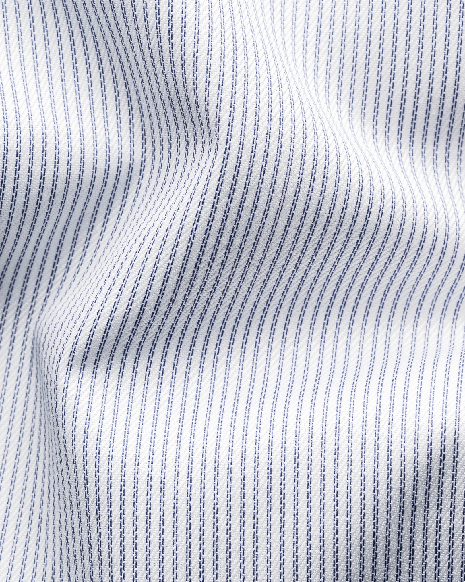 Eton - fine striped white collar signature twill shirt 261