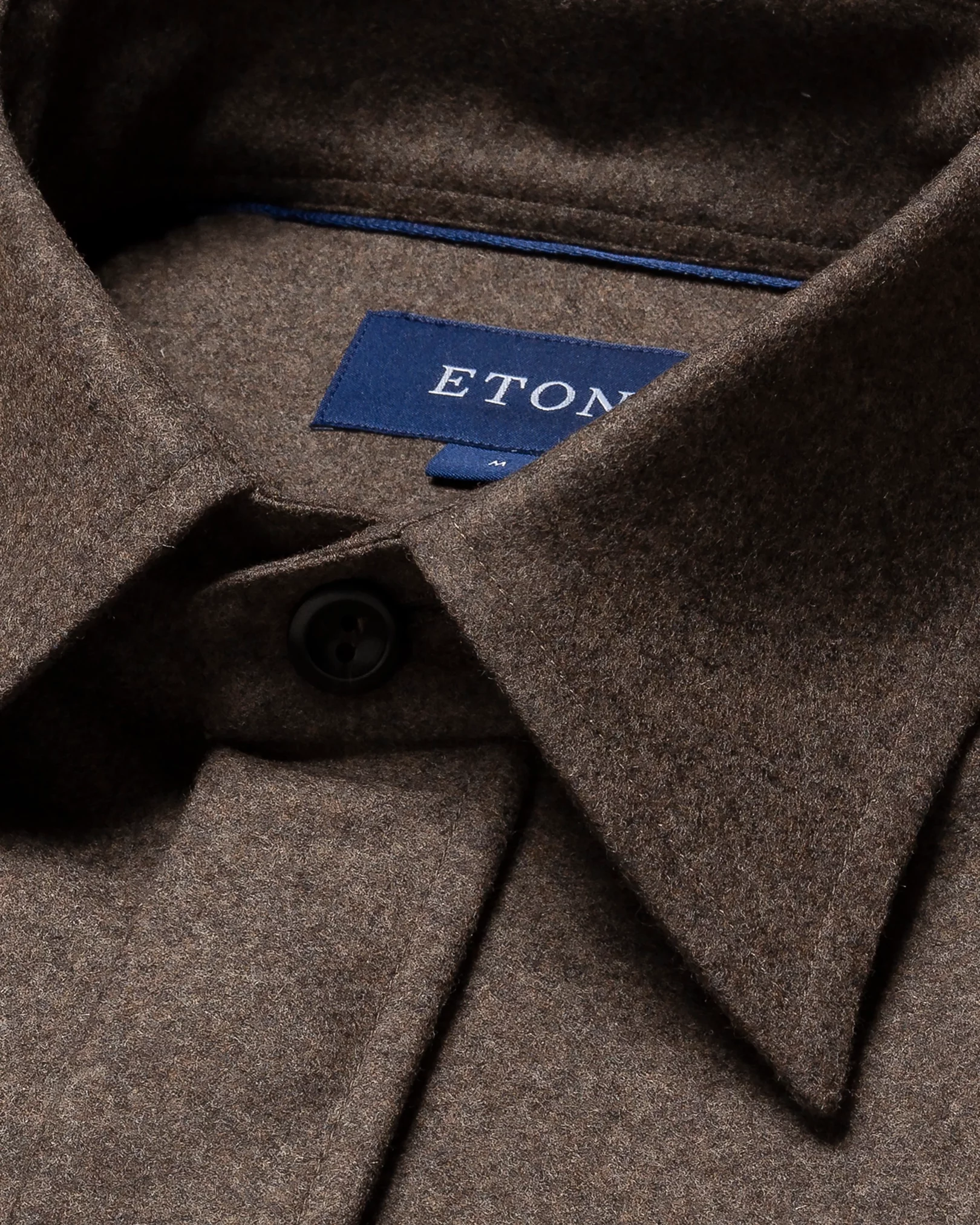 Eton - brown twill wool cashmere