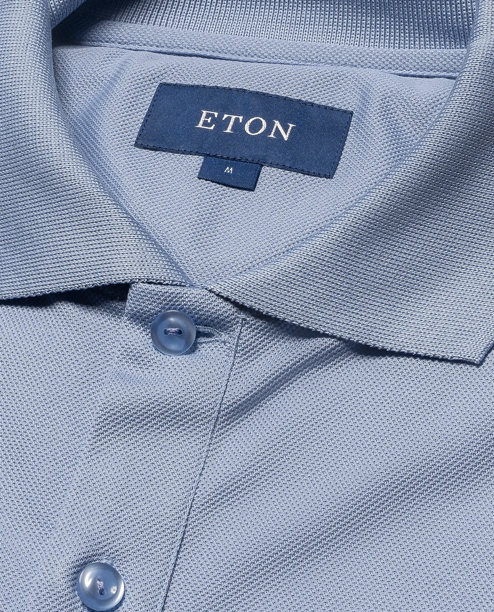 Eton - light blue doub heavy piquet