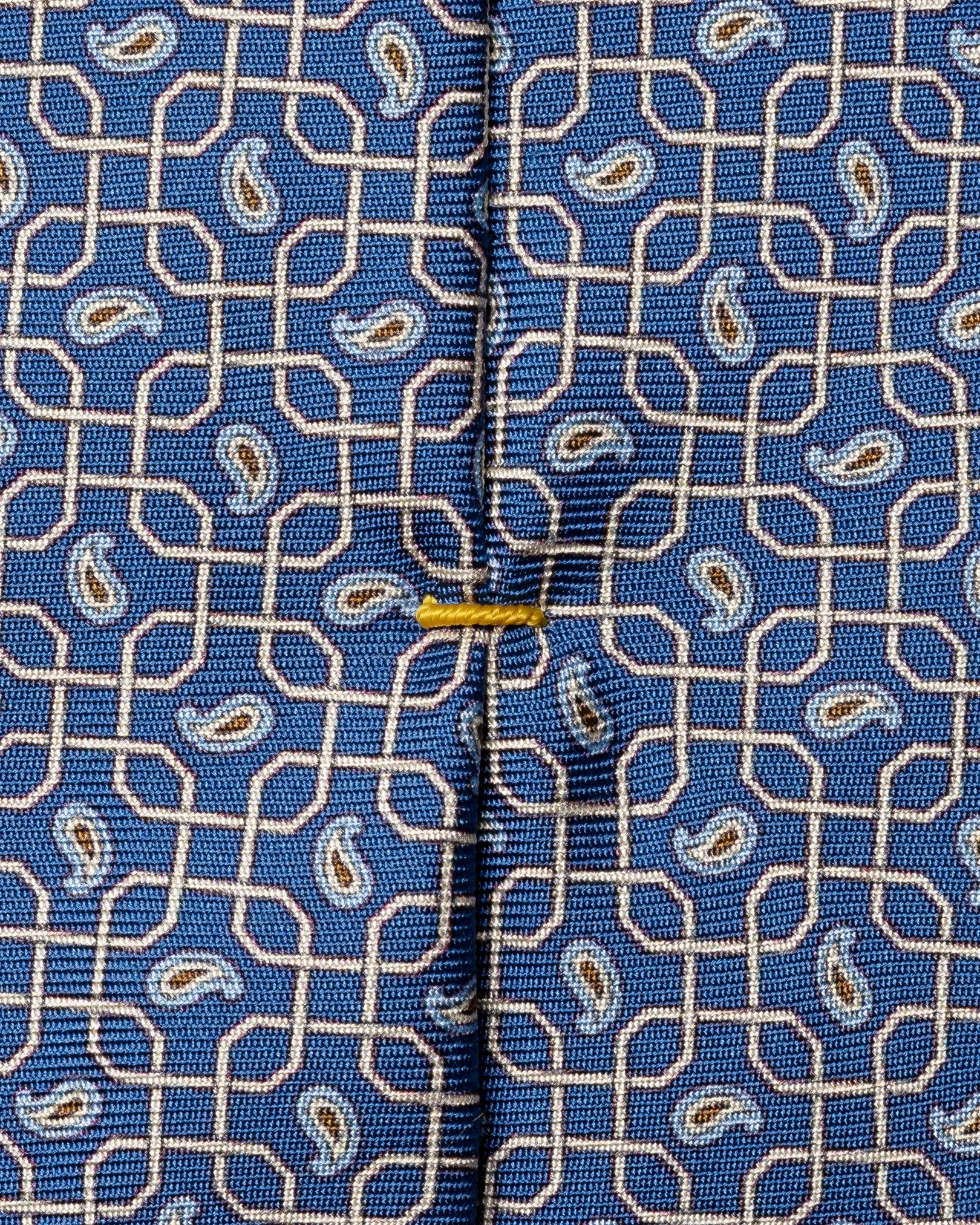 Eton - paisley print silk tie