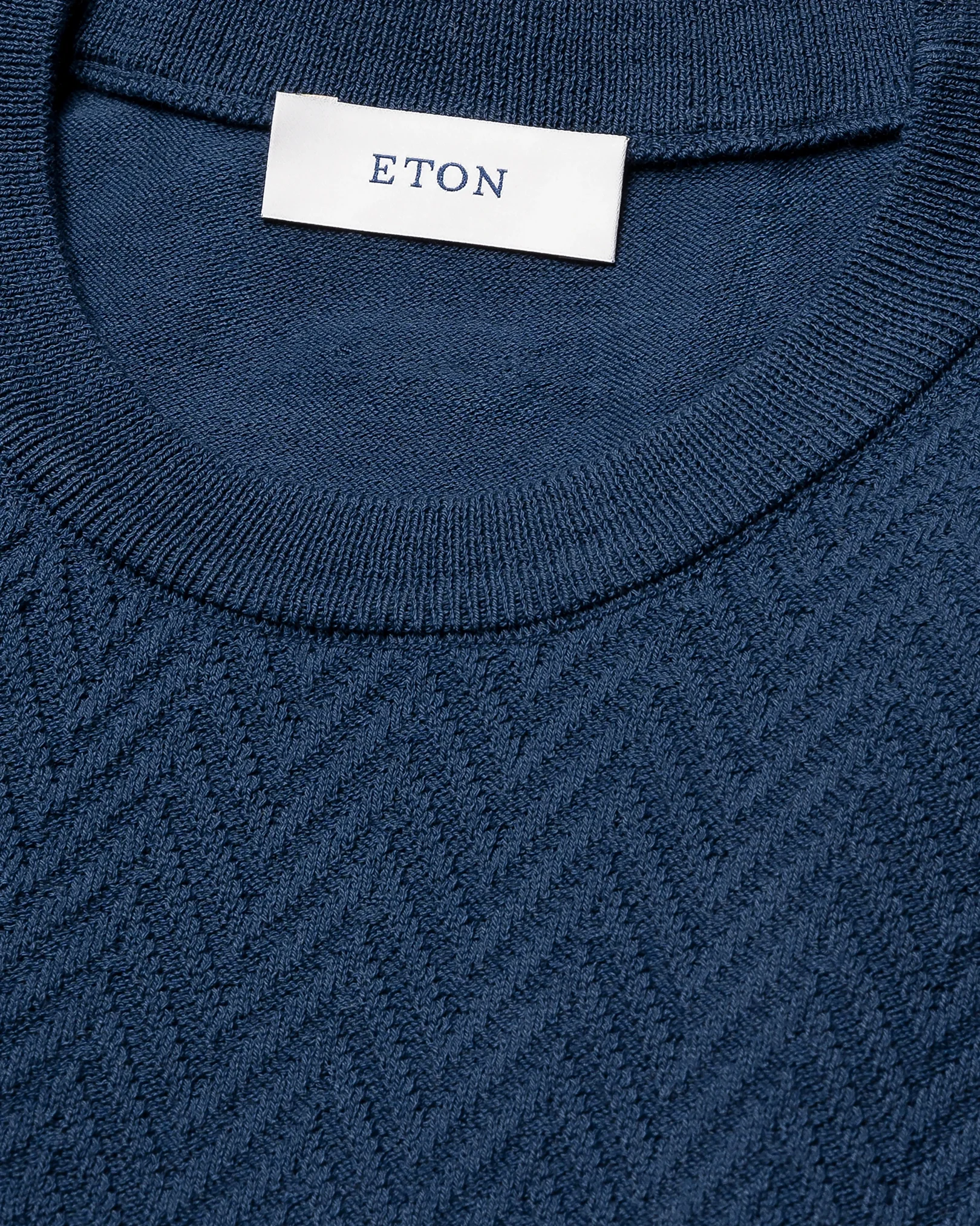 Eton - crew neck knit t shirt