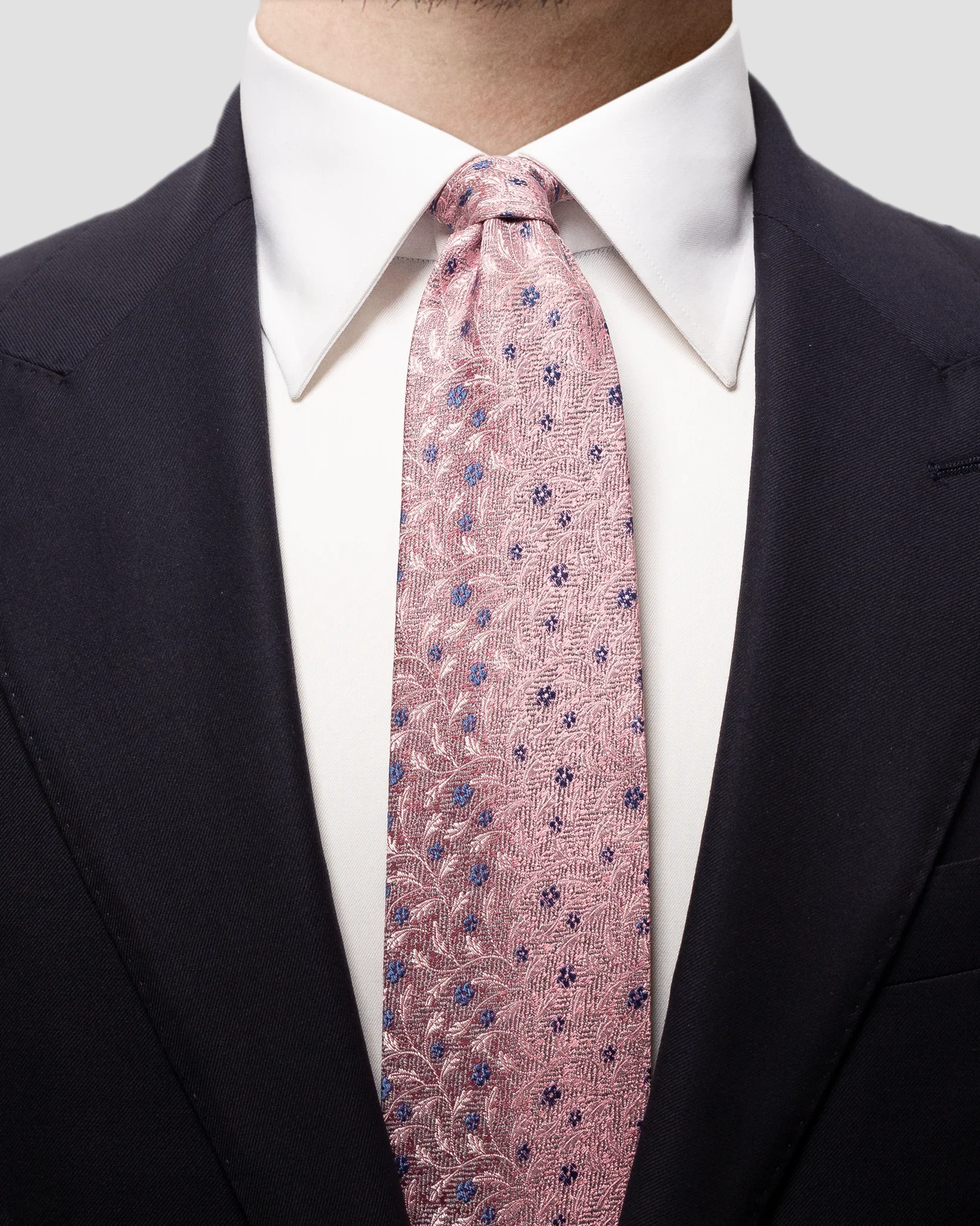 Eton - pink flower tie