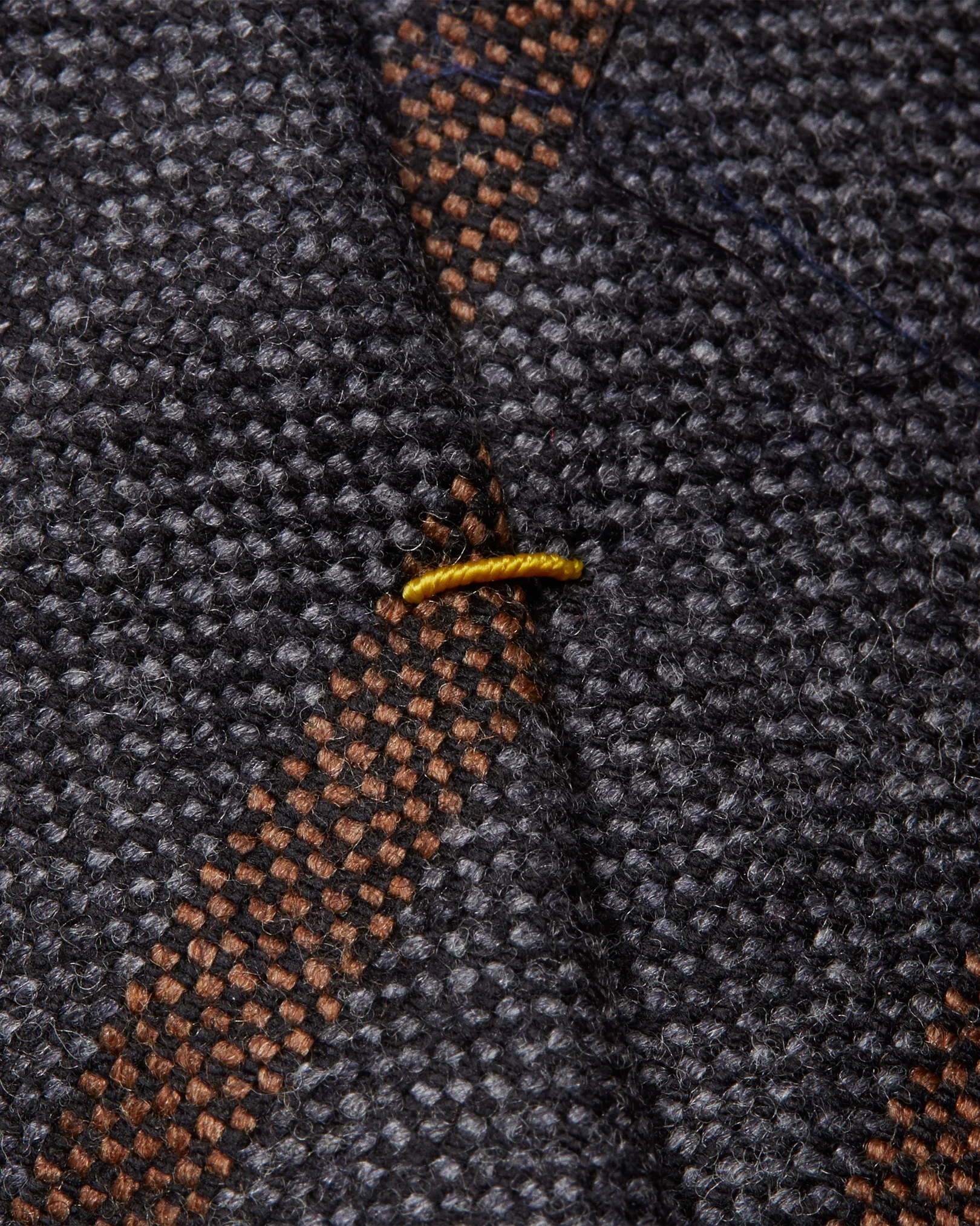 Eton - gray striped wool tie