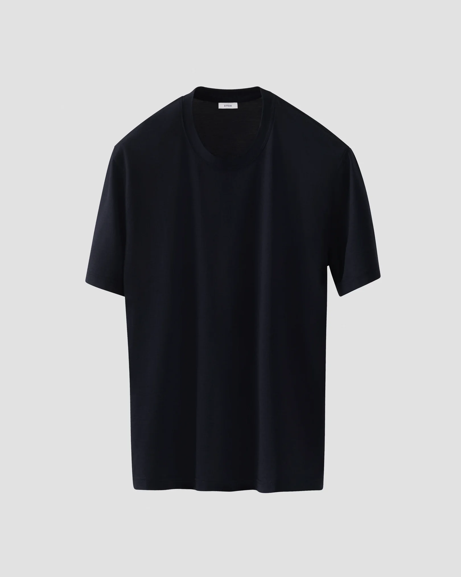 Eton - navy blue cotton and silk